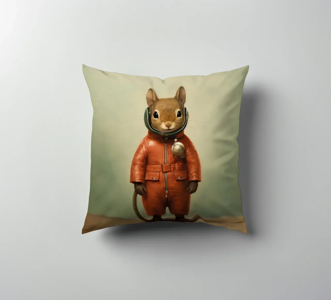 Scoiattolo minimo 3 cuscino da Minimal Animal Art