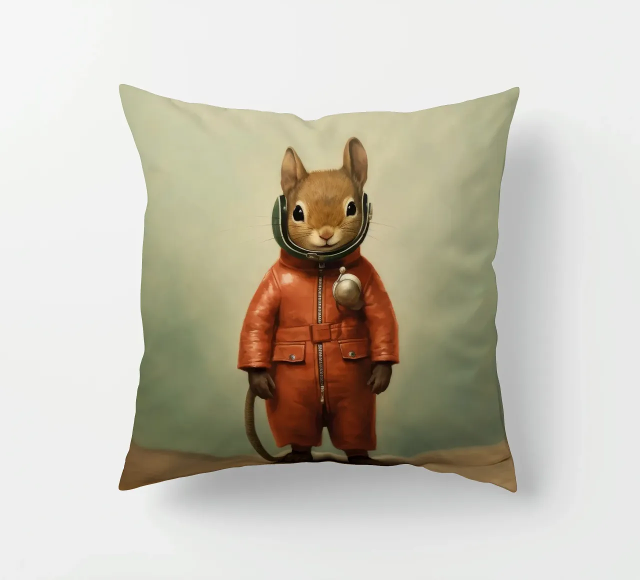 Scoiattolo minimo 3 cuscino da Minimal Animal Art