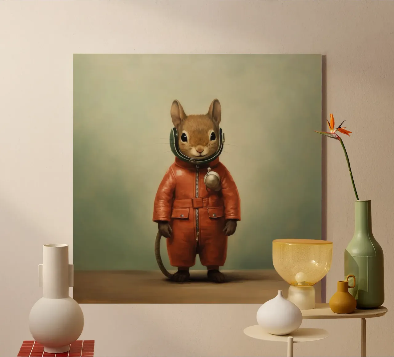 Scoiattolo minimo 3 plexiglass da Minimal Animal Art