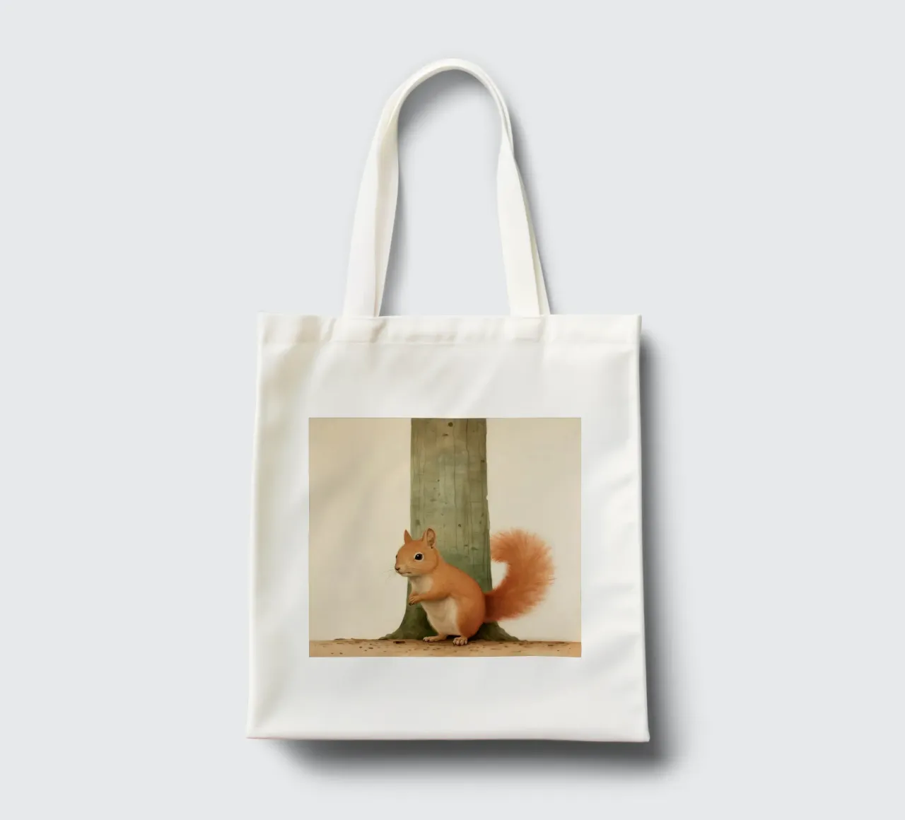 Minimales Eichhörnchen 4 Jutebeutel von Minimal Animal Art