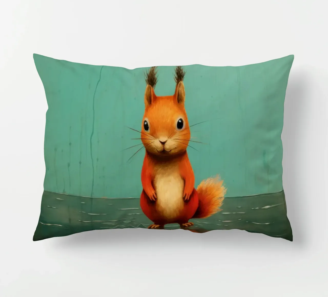 Scoiattolo minimo 1 cuscino da Minimal Animal Art