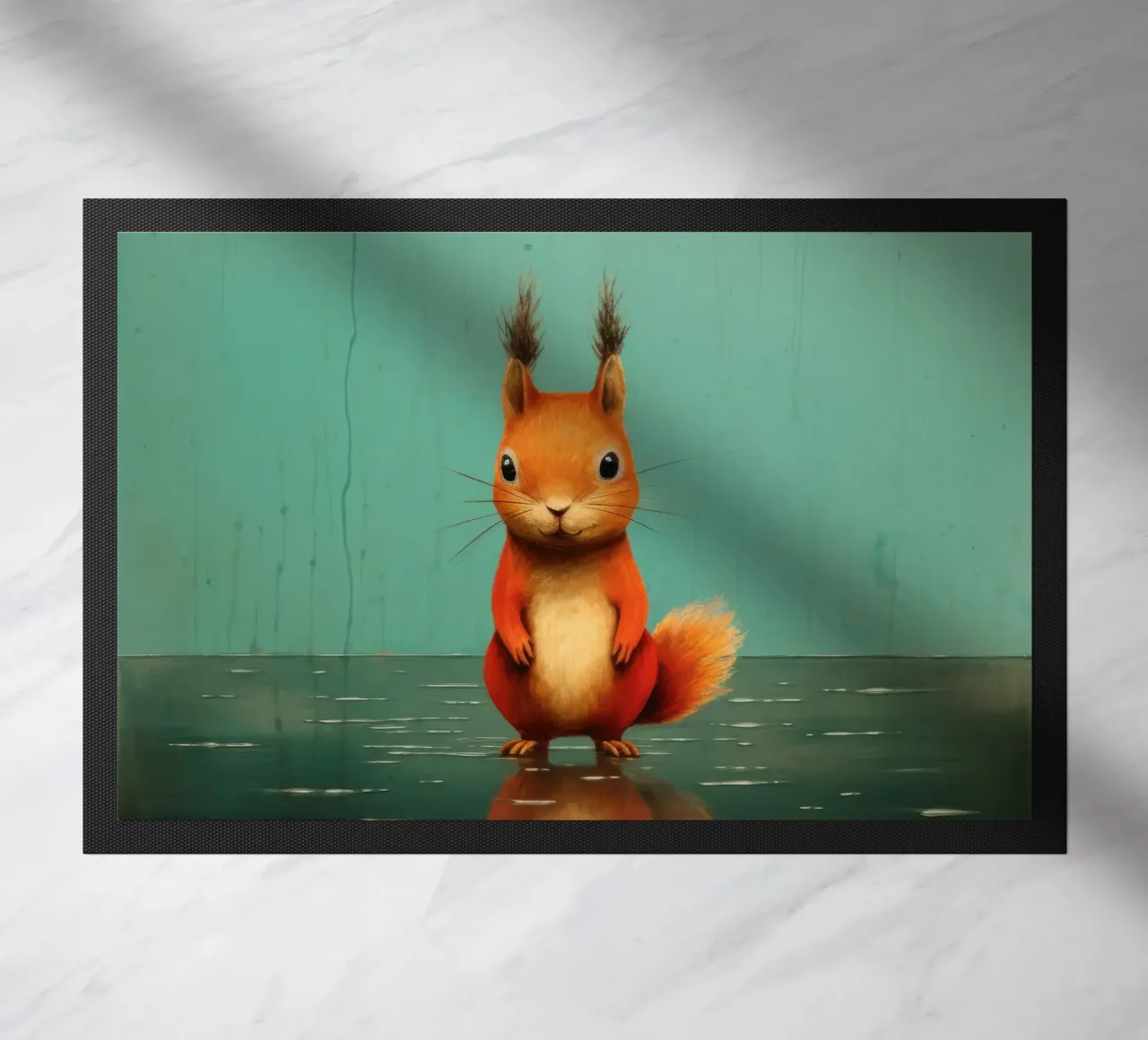Scoiattolo minimo 1 zerbino da Minimal Animal Art