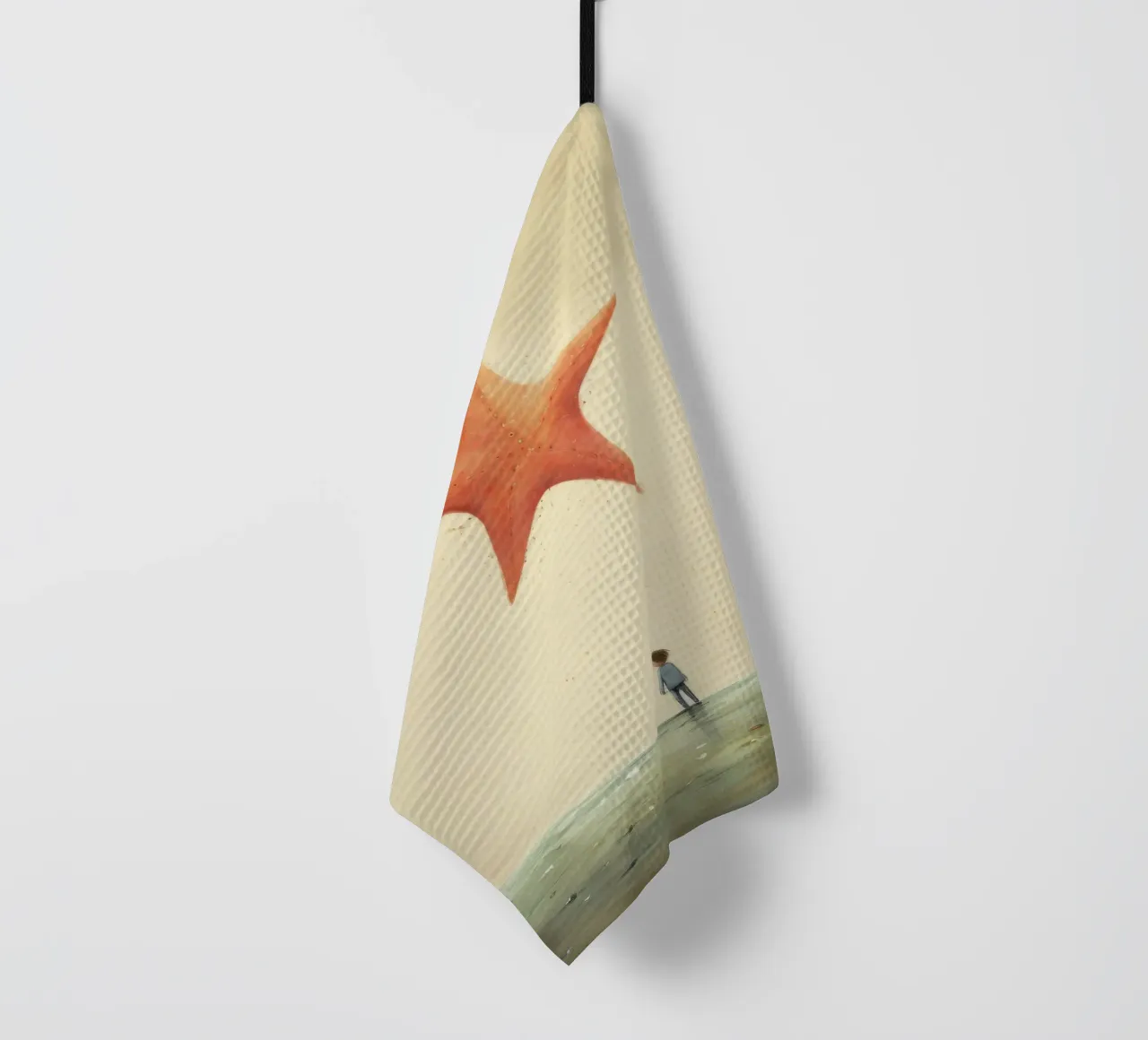 Étoile de mer minimale 3 torchon de Minimal Animal Art