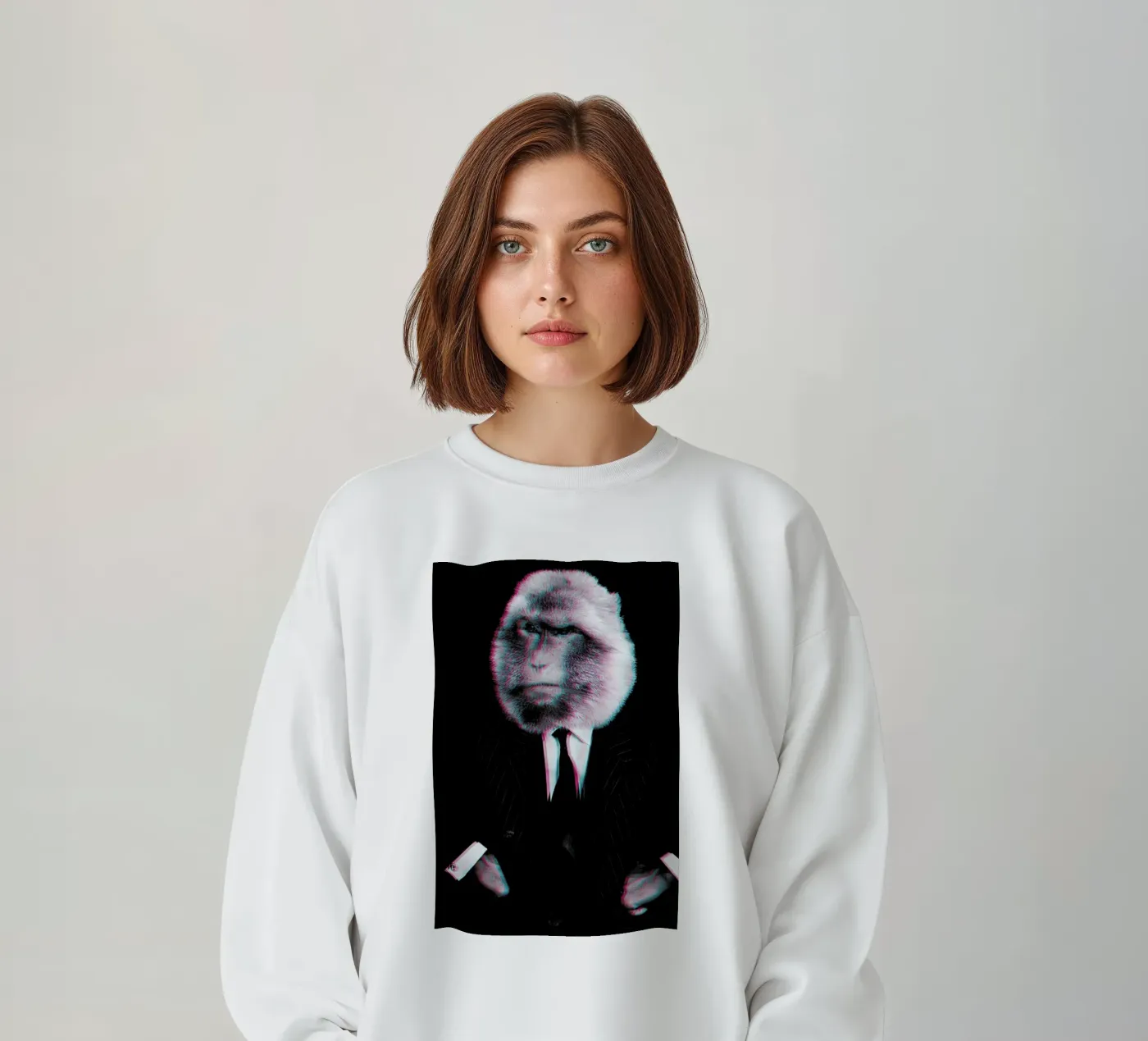 Monkey Sweatshirt von Paste in Place