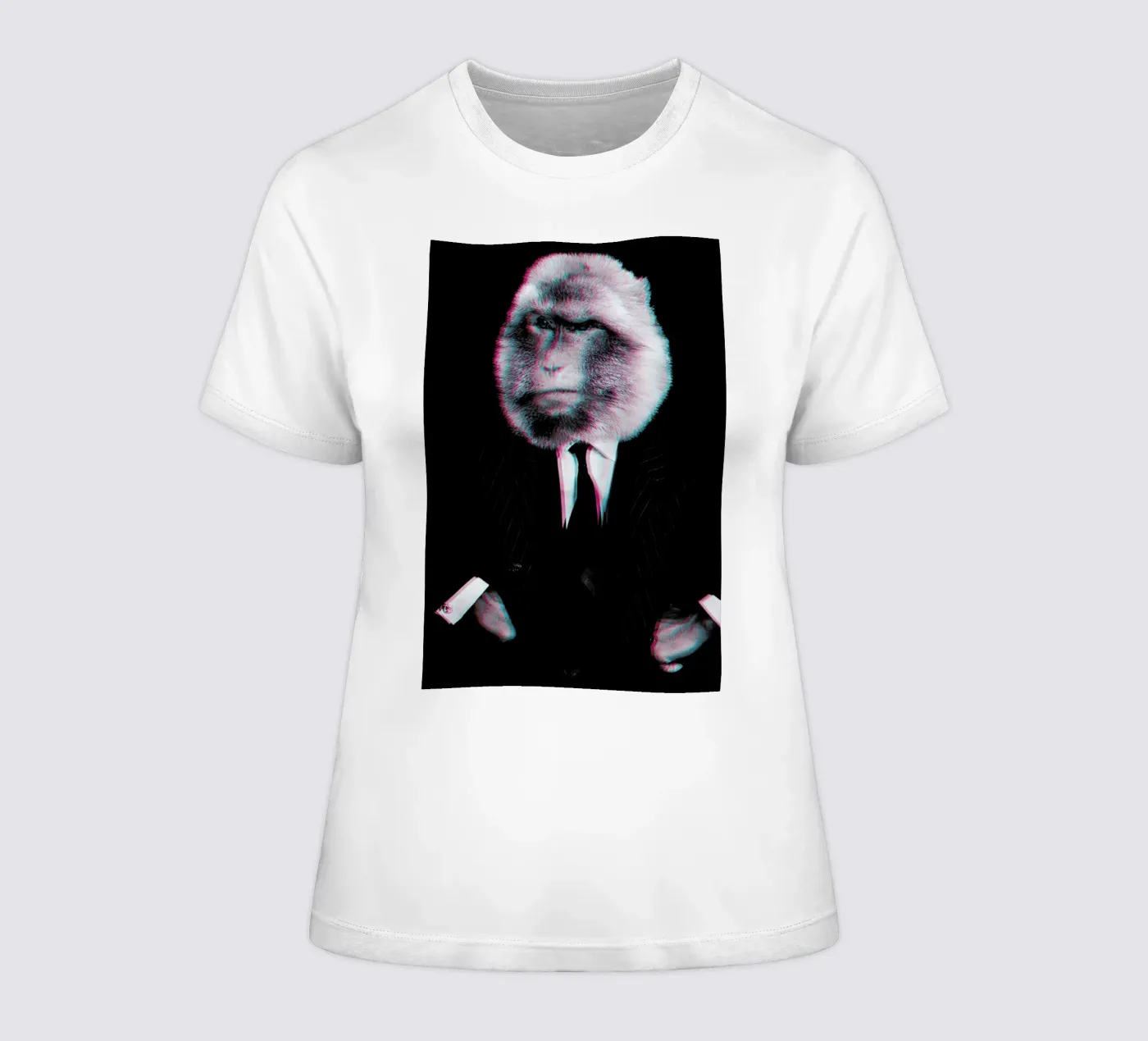 Monkey t-shirt da donna da Paste in Place