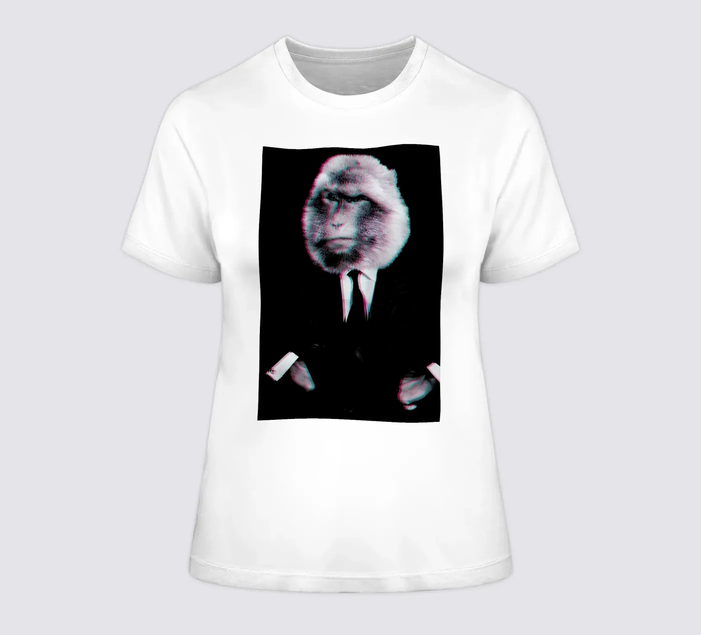 Monkey t-shirt da donna da Paste in Place