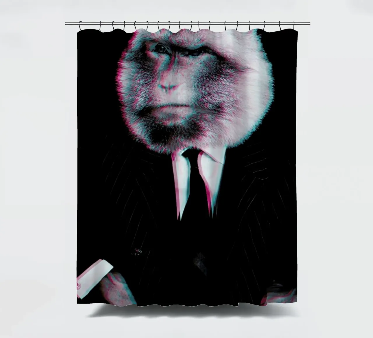 Monkey Duschvorhang von Paste in Place