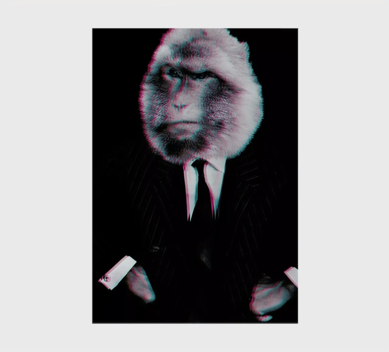 Monkey Notizbuch von Paste in Place