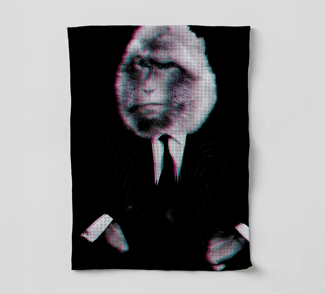 Monkey theedoek van Paste in Place