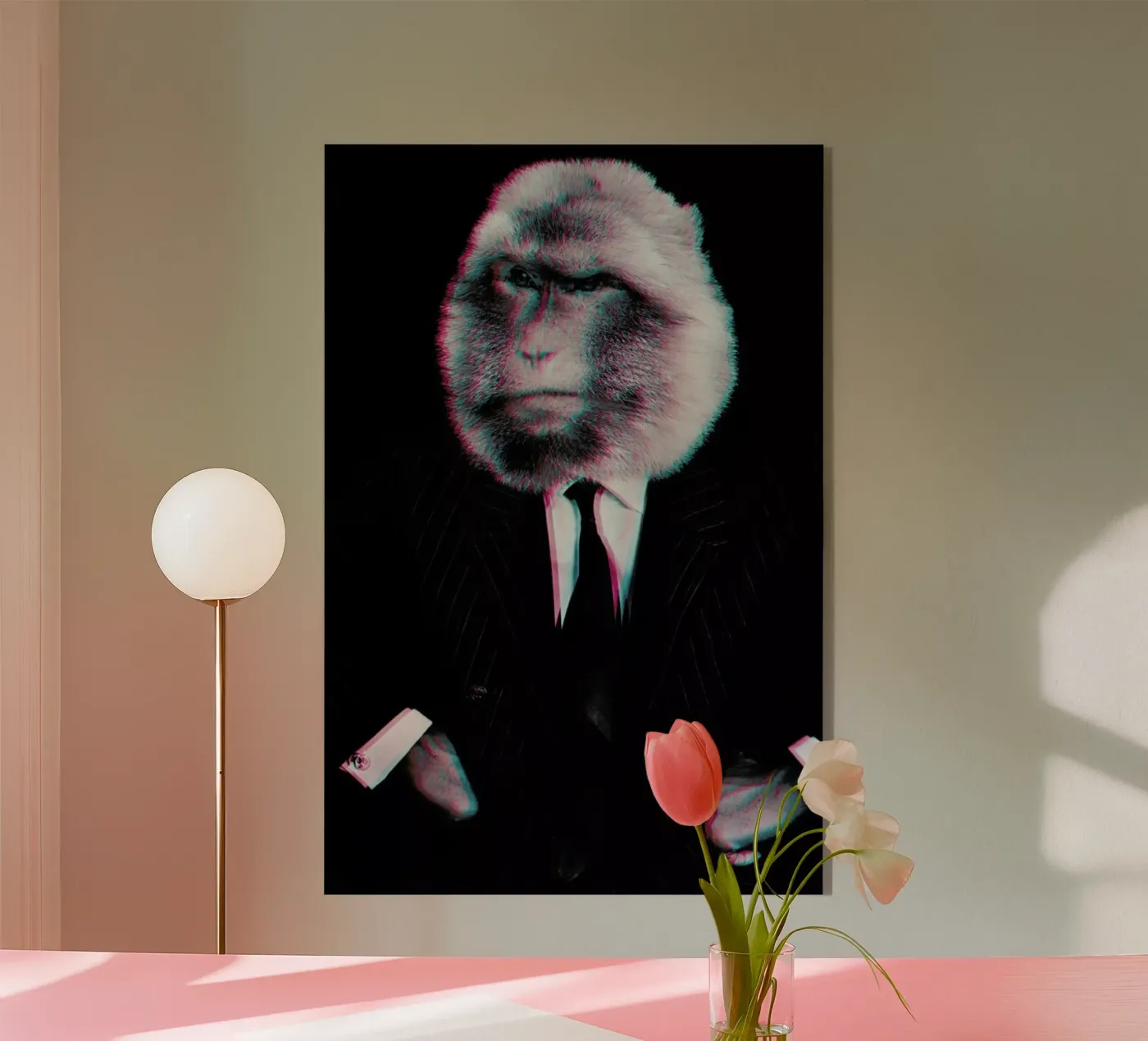 Monkey plexiglas de Paste in Place