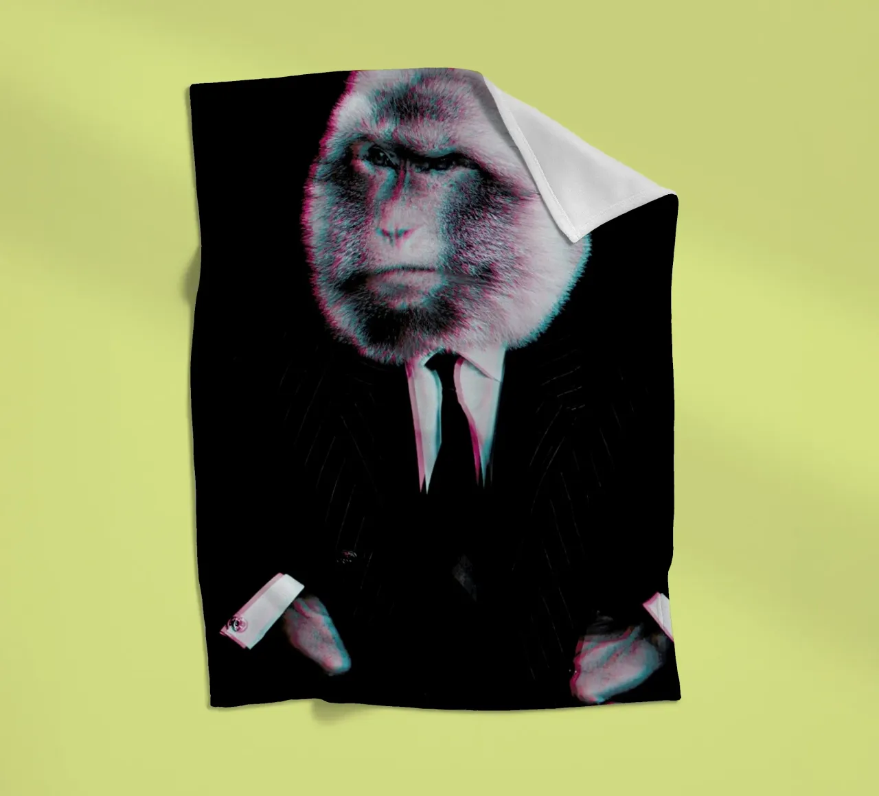 Monkey fleecedeken van Paste in Place