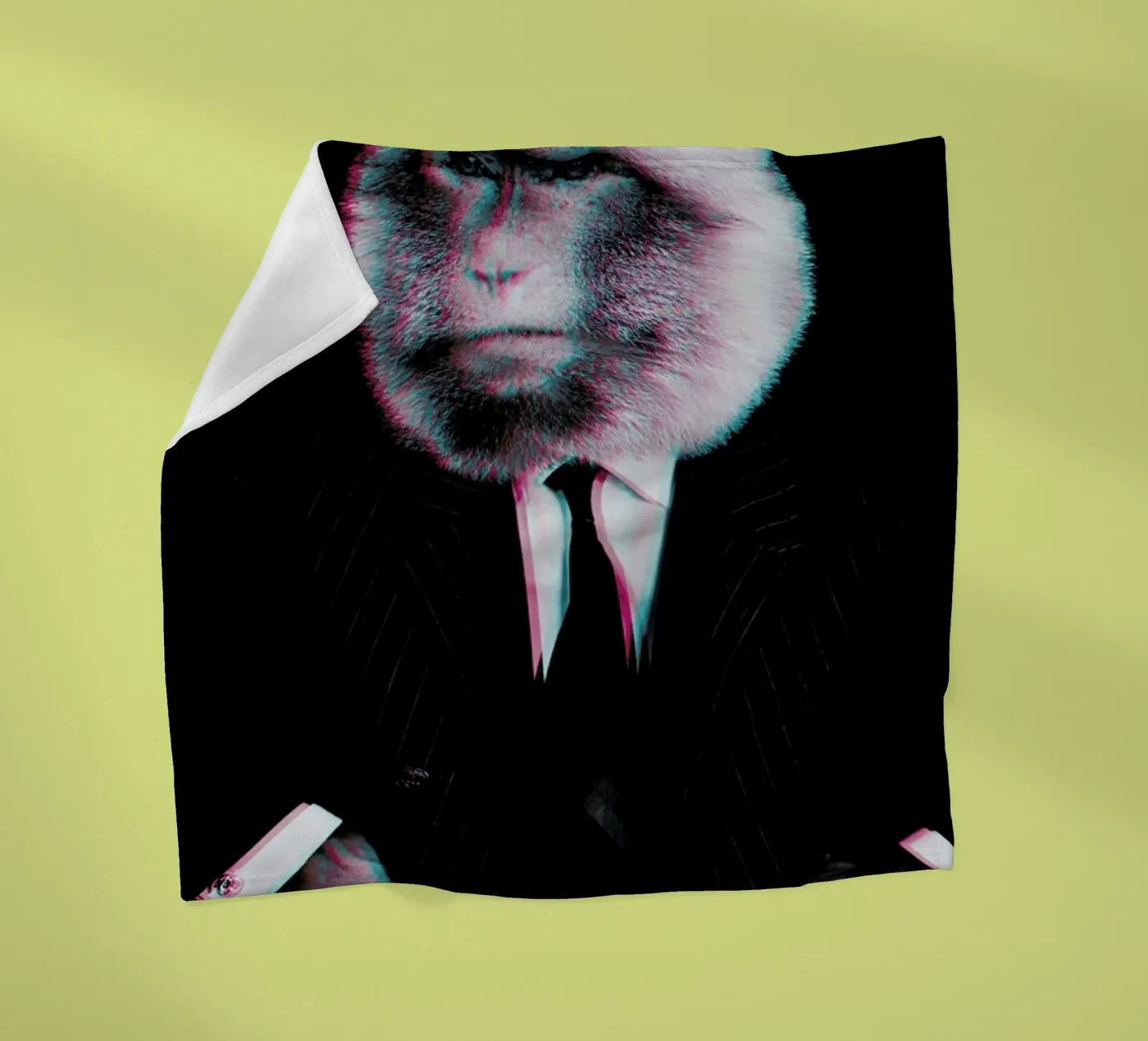 Monkey fleecedeken van Paste in Place