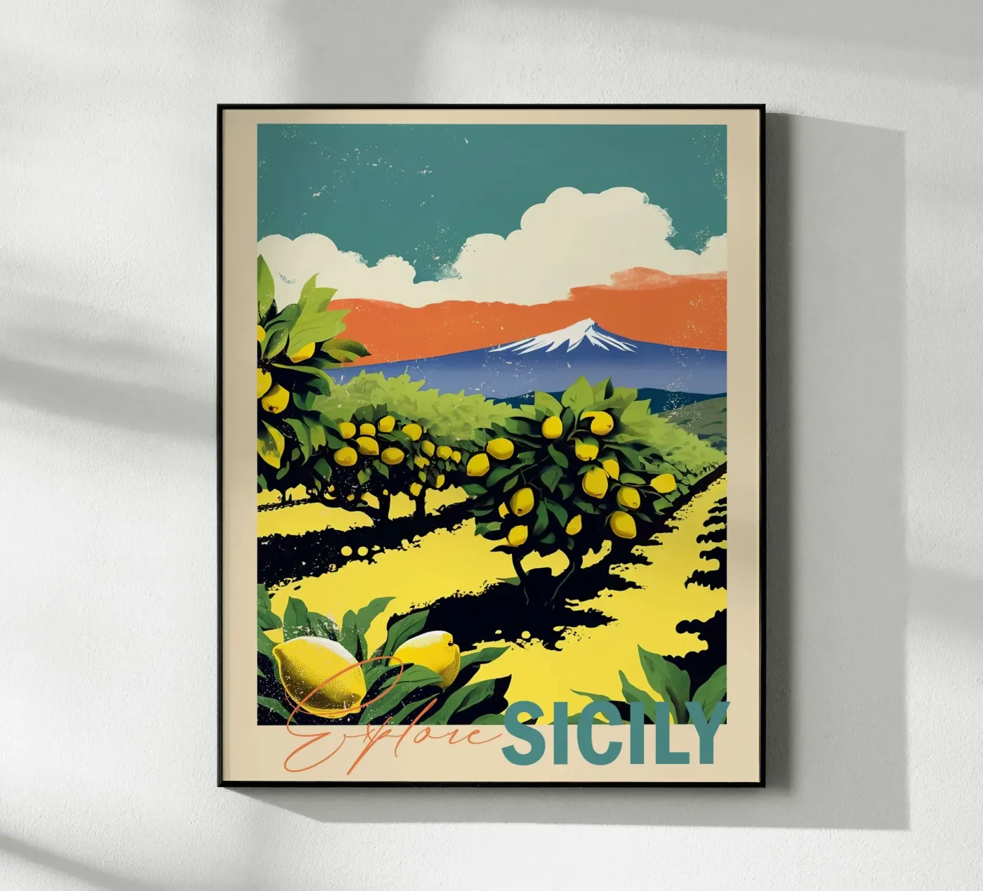 Explore Sicily plexiglass da Indigo Rain