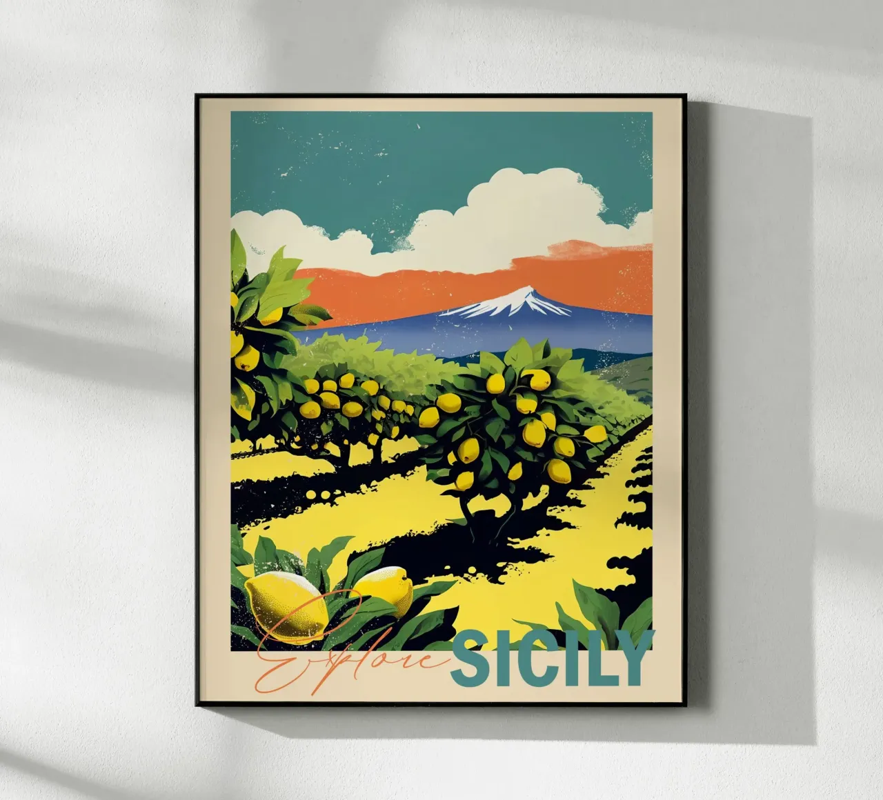 Explore Sicily plexiglass da Indigo Rain