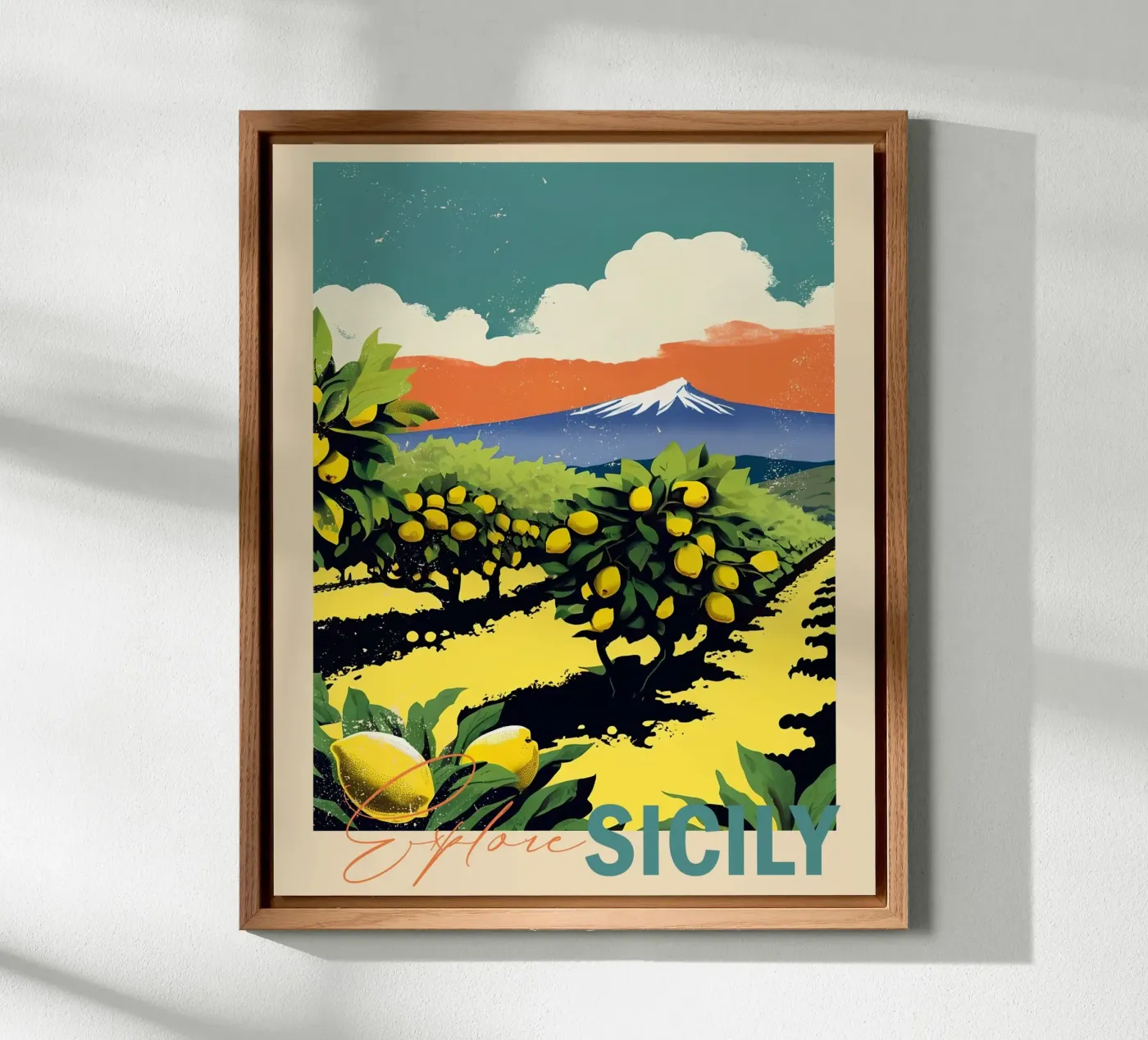 Explore Sicily alluminio dibond da Indigo Rain