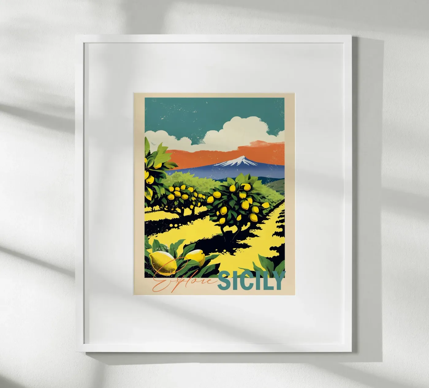 Explore Sicily poster by Indigo Rain