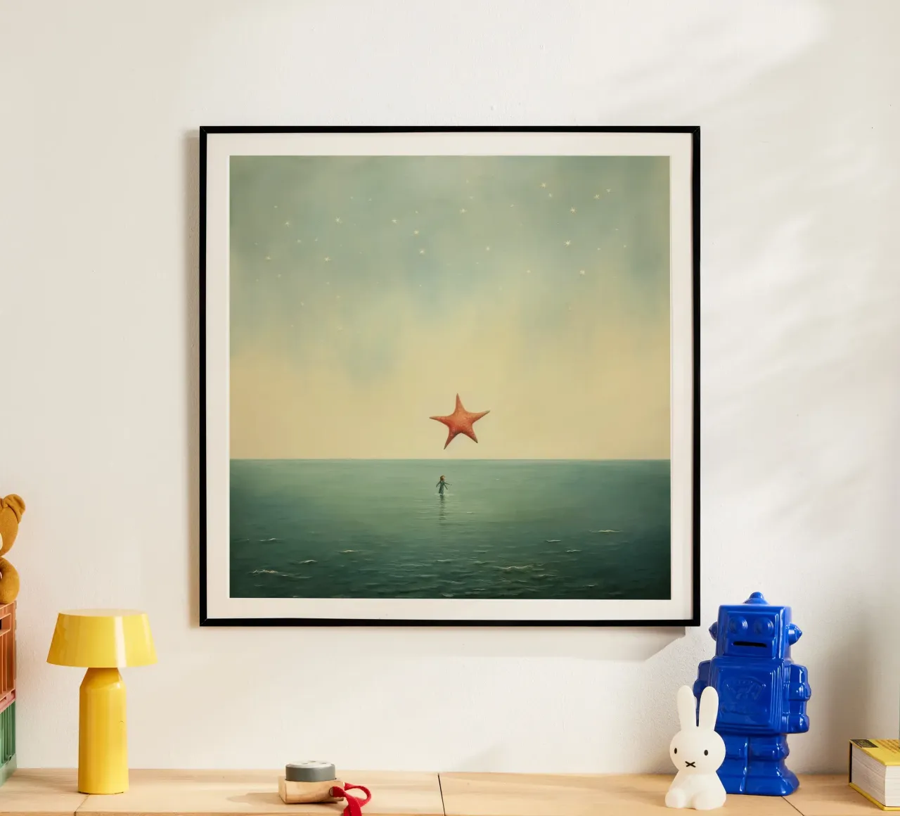 Minimal Starfish 1 hahnemühle by Minimal Animal Art