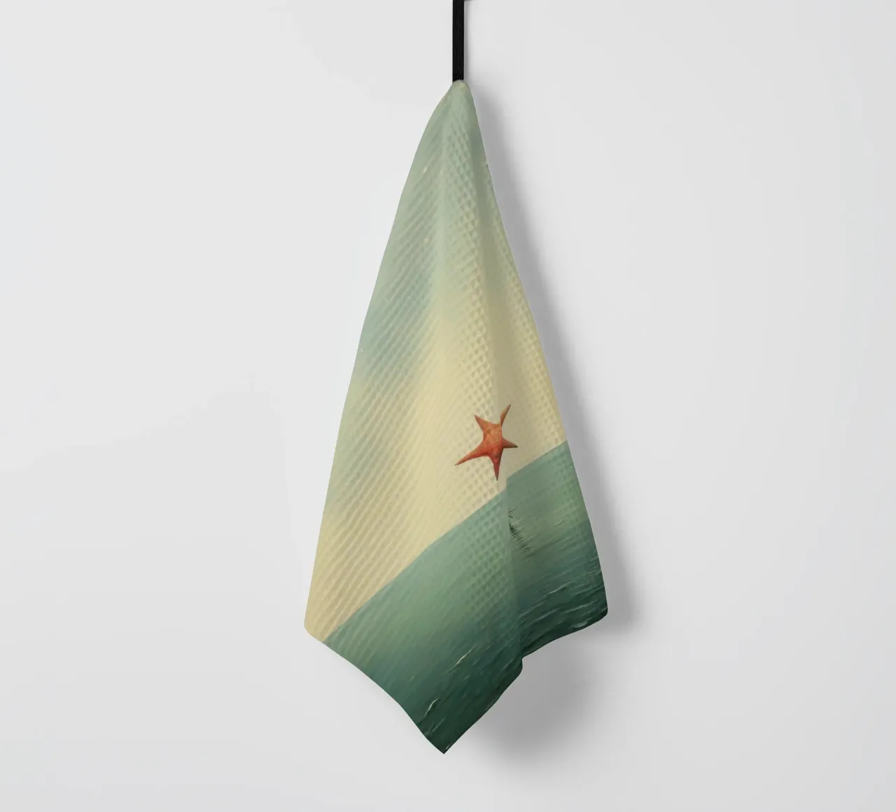 Étoile de mer minimale 1 torchon de Minimal Animal Art