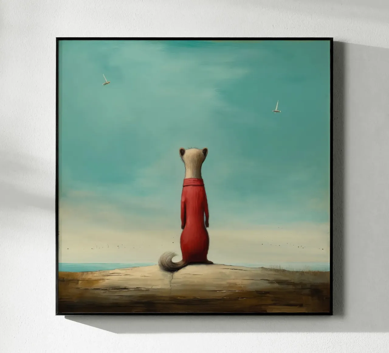 Stoat minimale plexiglass da Minimal Animal Art