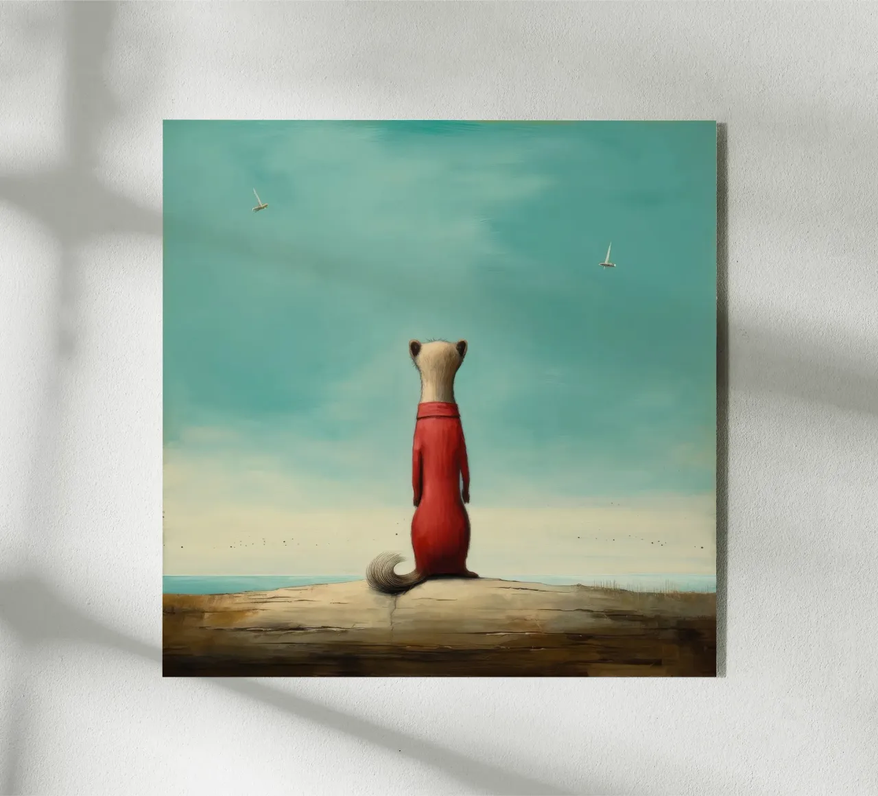 Stoat minimale plexiglass da Minimal Animal Art