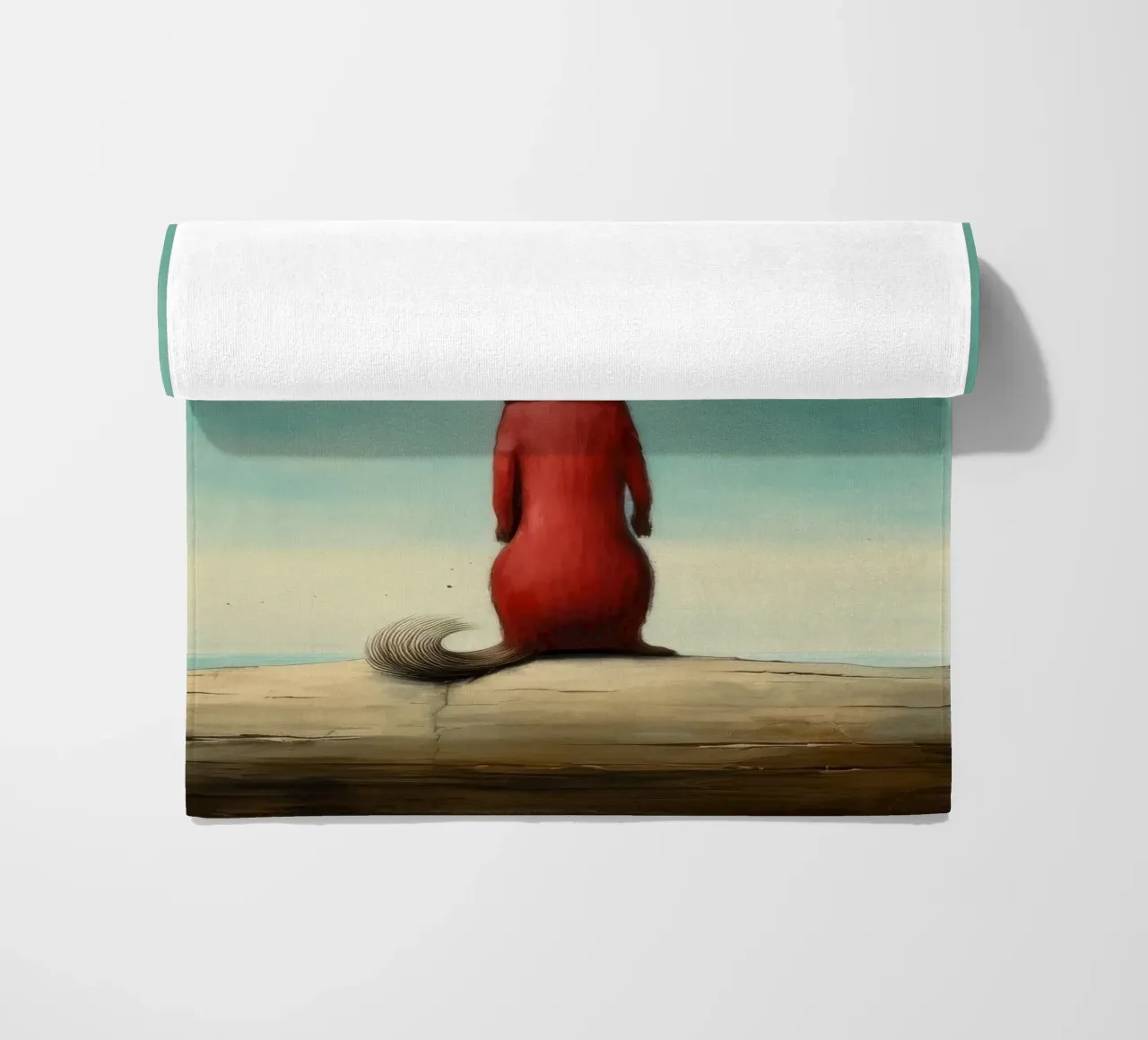 Minimal Stoat 2 telo mare da Minimal Animal Art