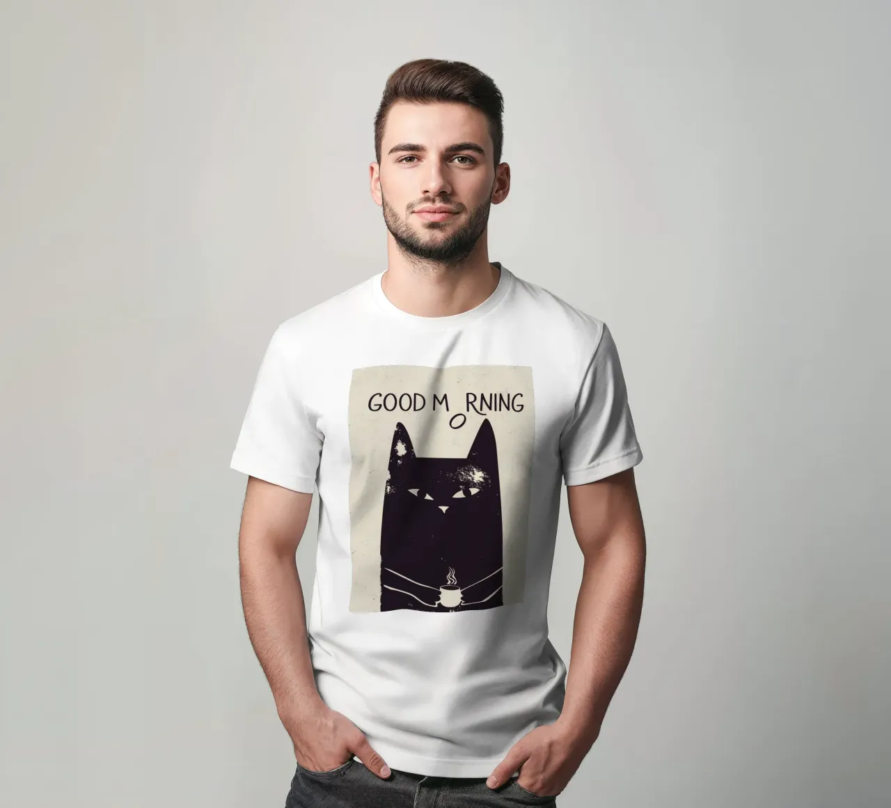 Mornings Are Hard t-shirt da Indigo Rain