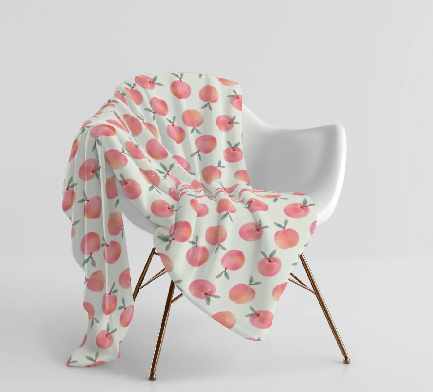 Peach Fleecedecke von Kind of Style
