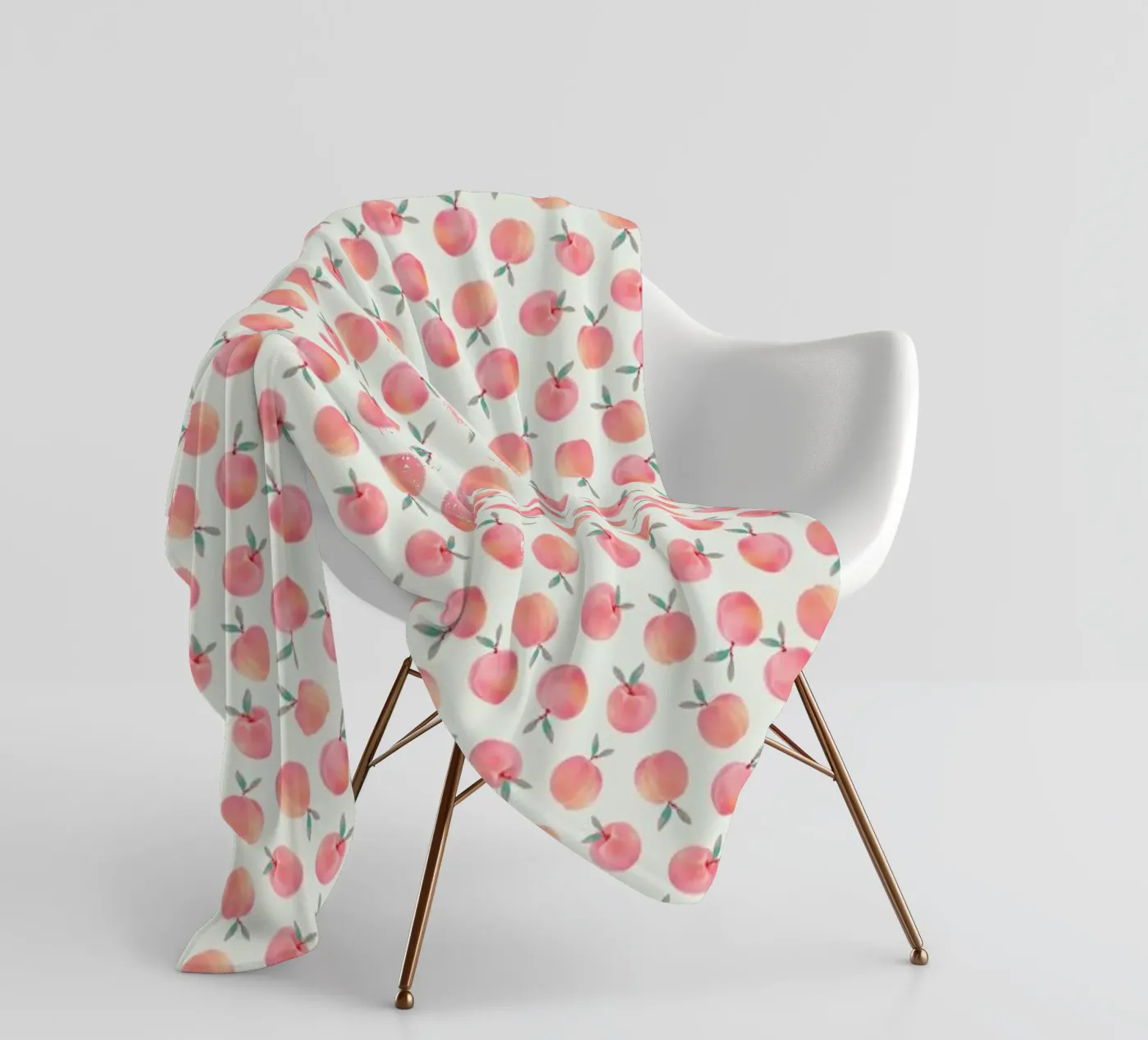 Peach Fleecedecke von Kind of Style