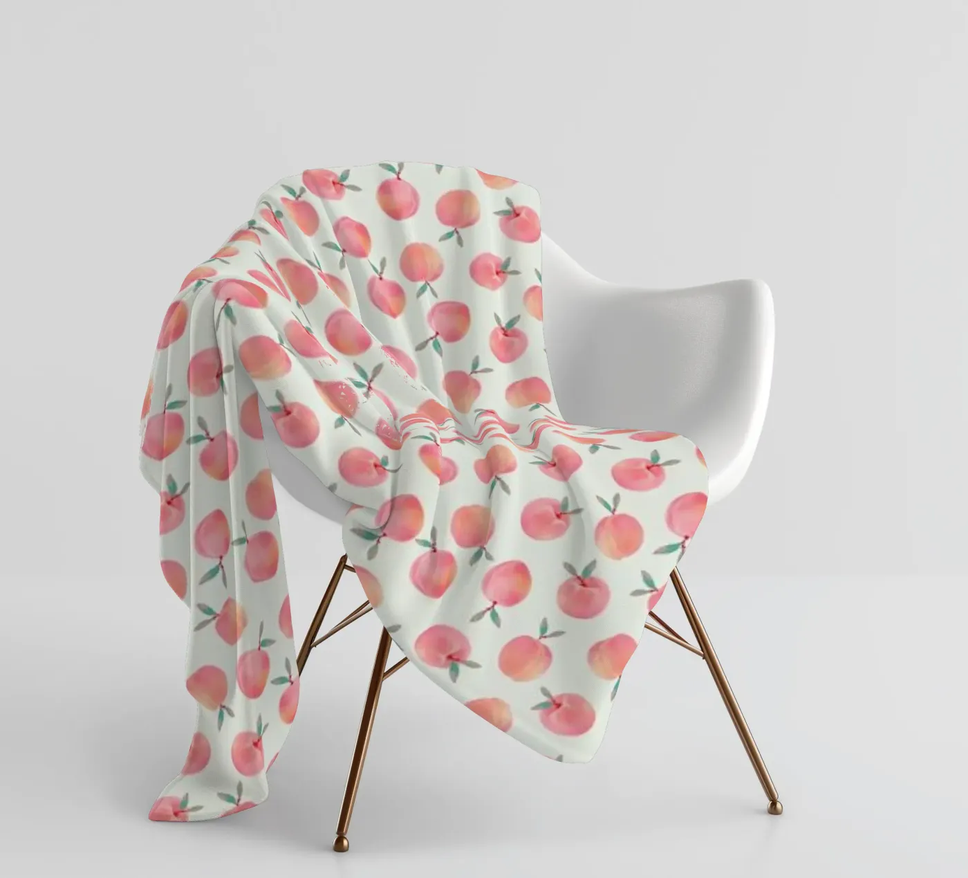 Peach Fleecedecke von Kind of Style