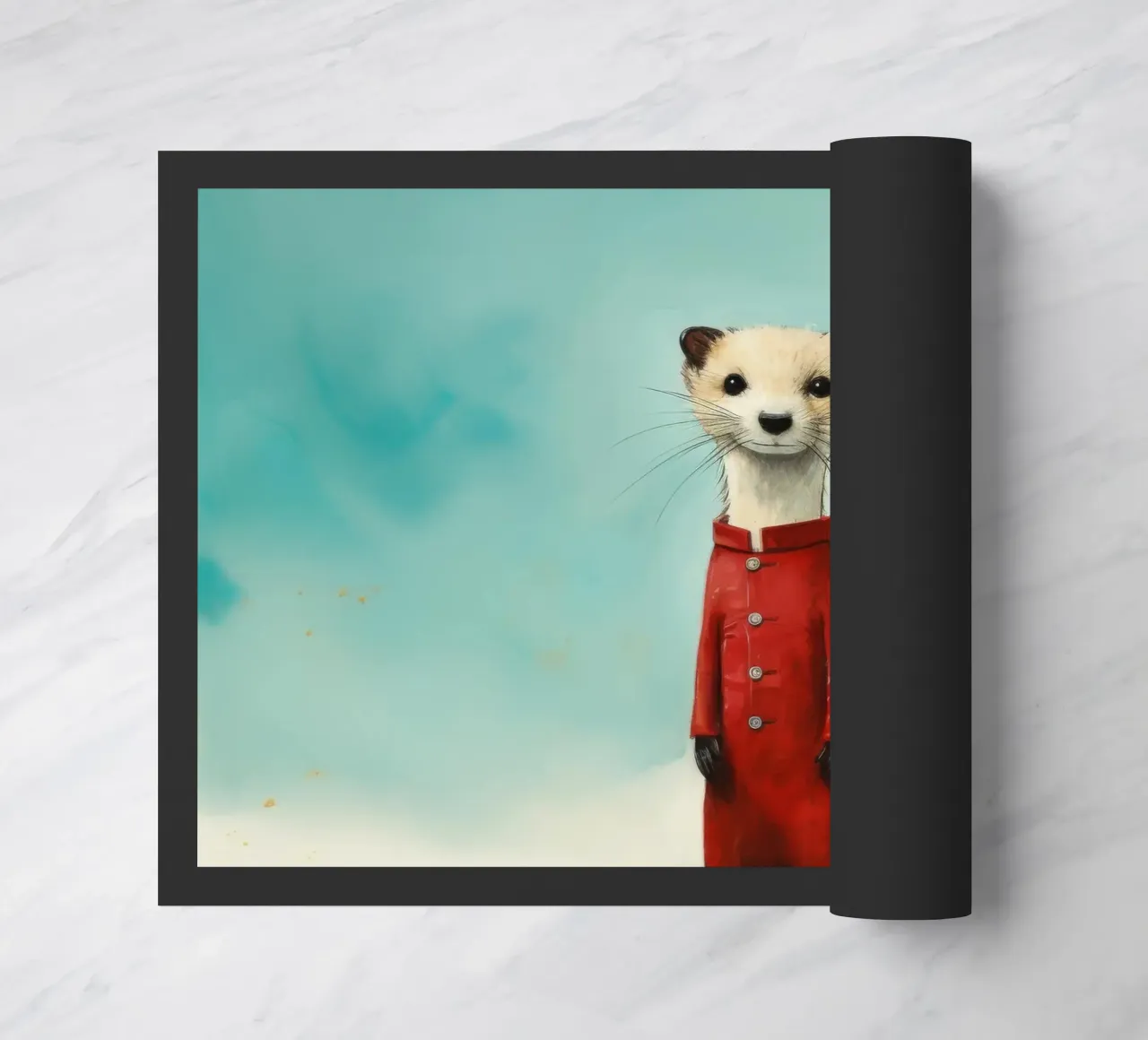 Minimal Stoat 4 zerbino da Minimal Animal Art