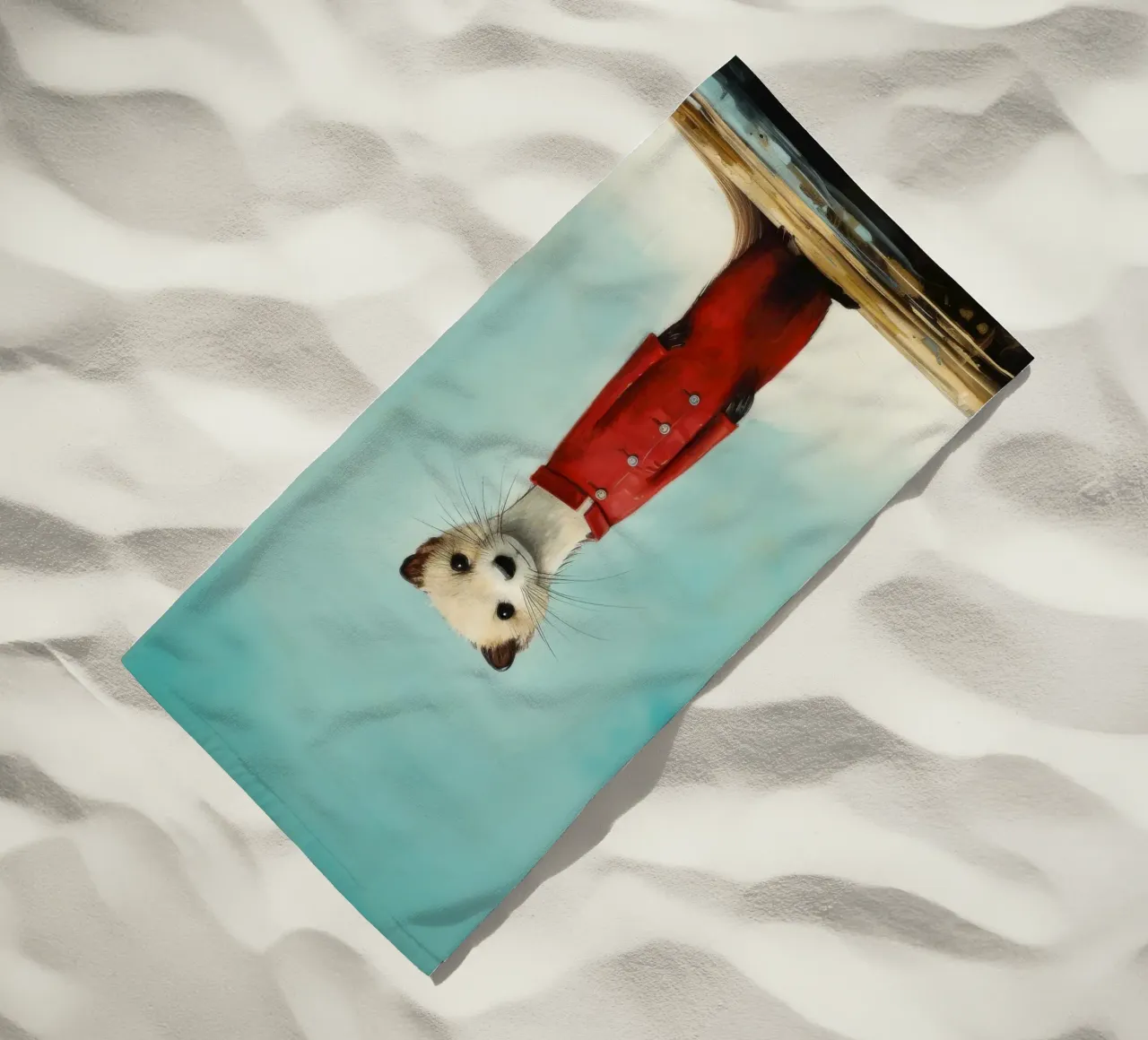 Minimal Stoat 4 telo mare da Minimal Animal Art