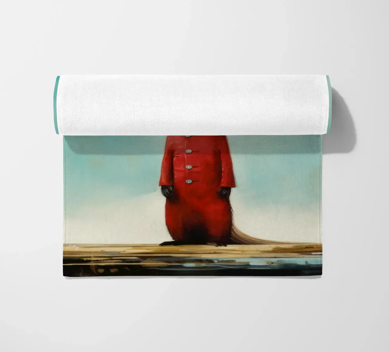 Minimal Stoat 4 telo mare da Minimal Animal Art