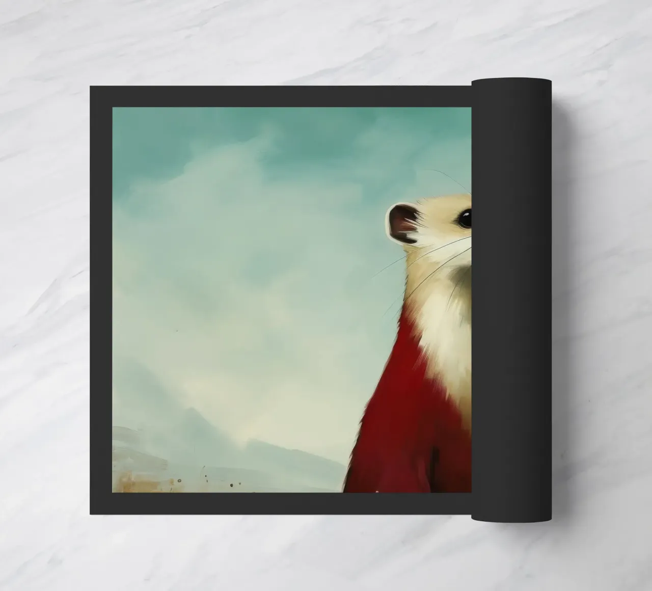 Minimo Stoat 1 zerbino da Minimal Animal Art