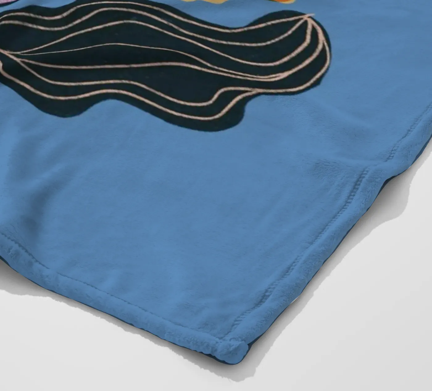 Blue iris Fleecedecke von GigiRosado