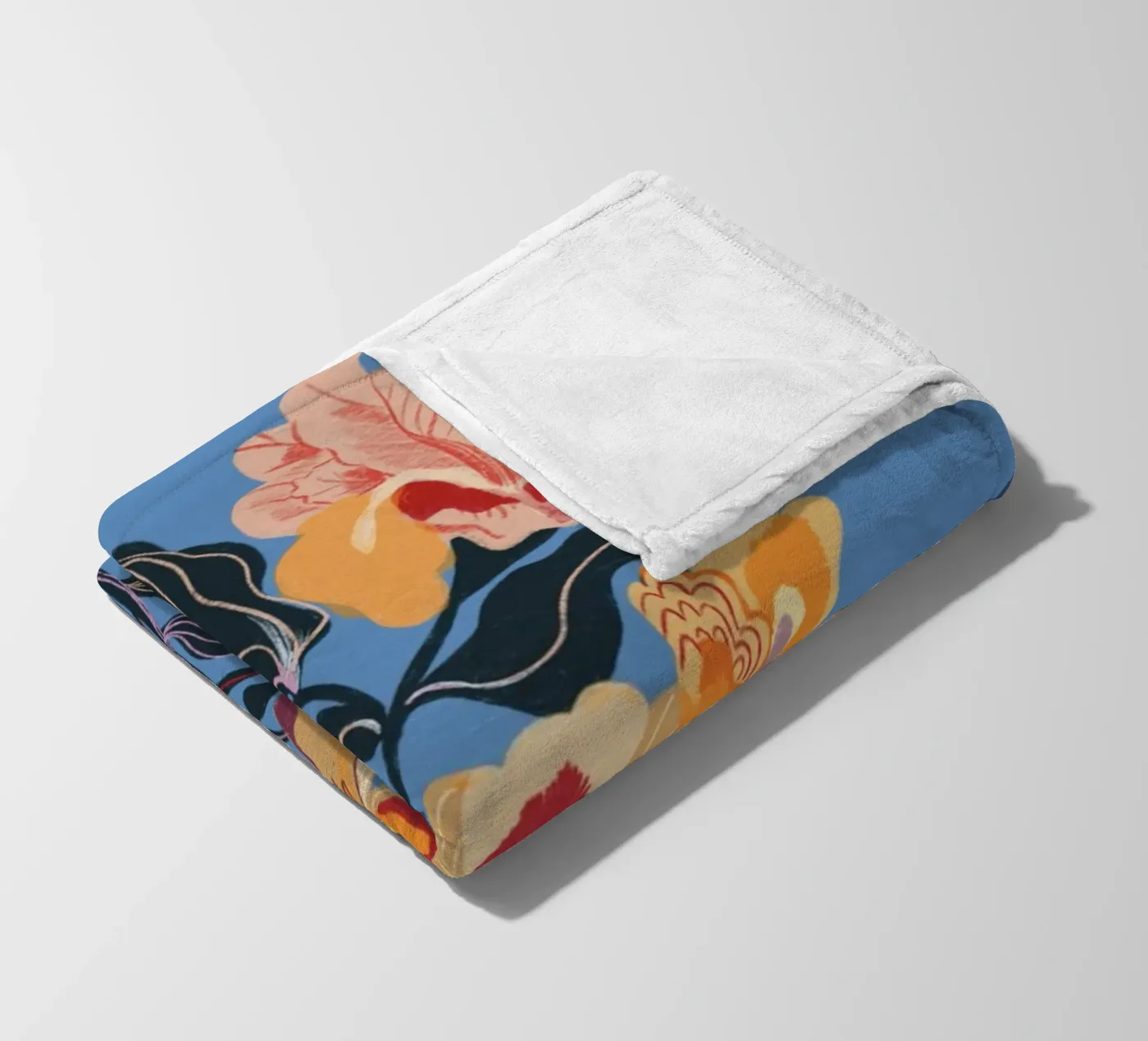 Blue iris Fleecedecke von GigiRosado