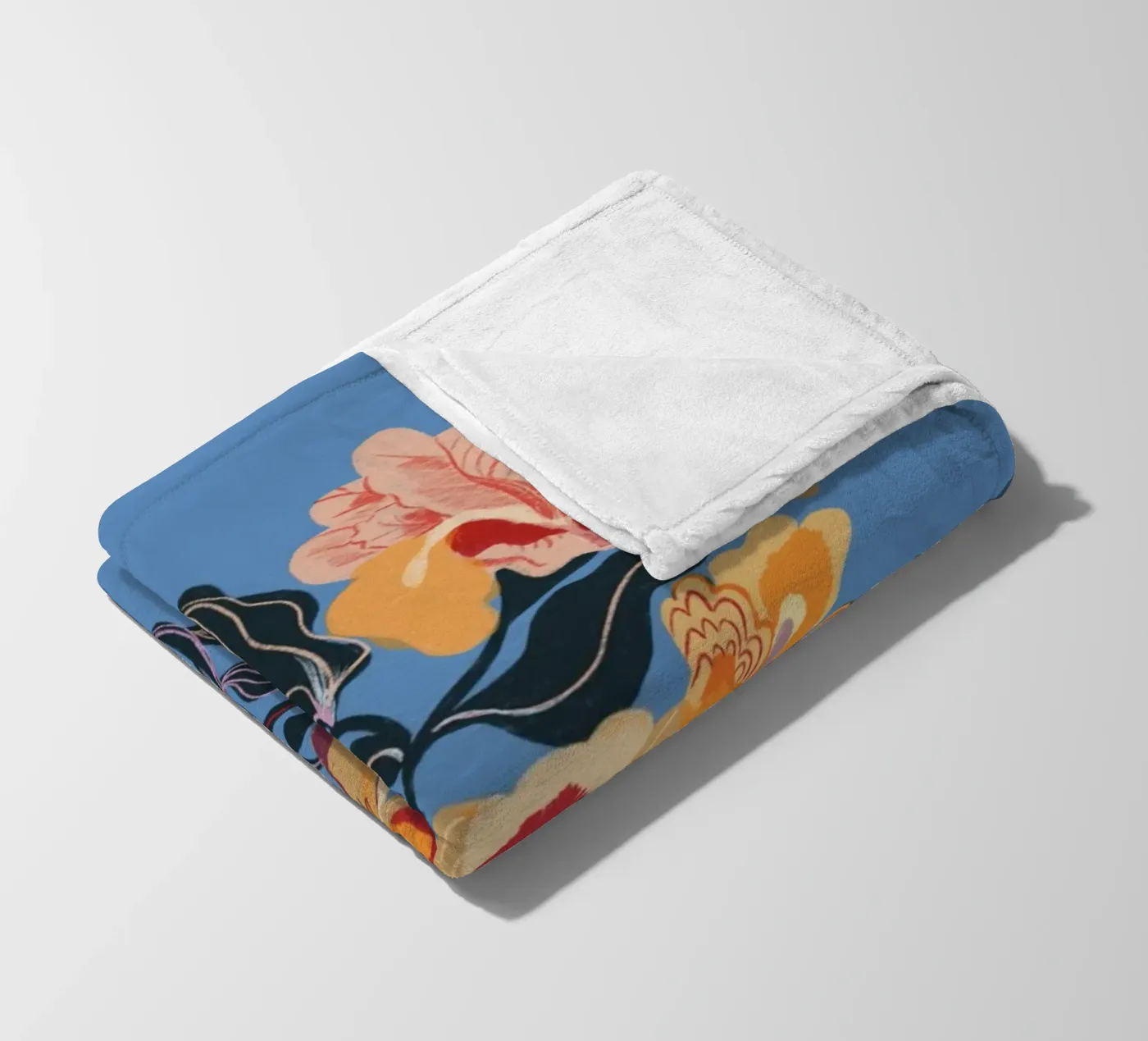 Blue iris Fleecedecke von GigiRosado