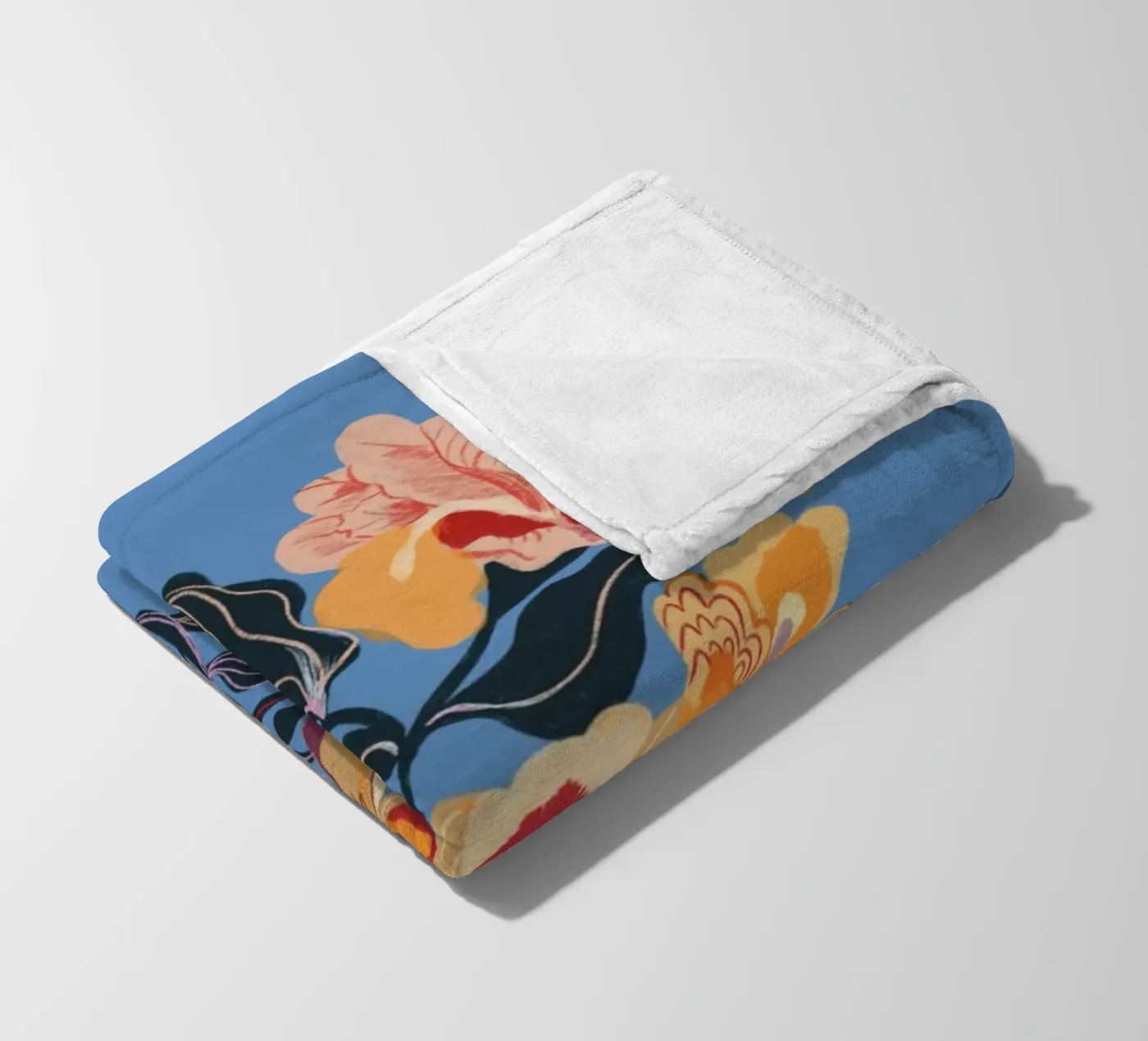 Blue iris Fleecedecke von GigiRosado