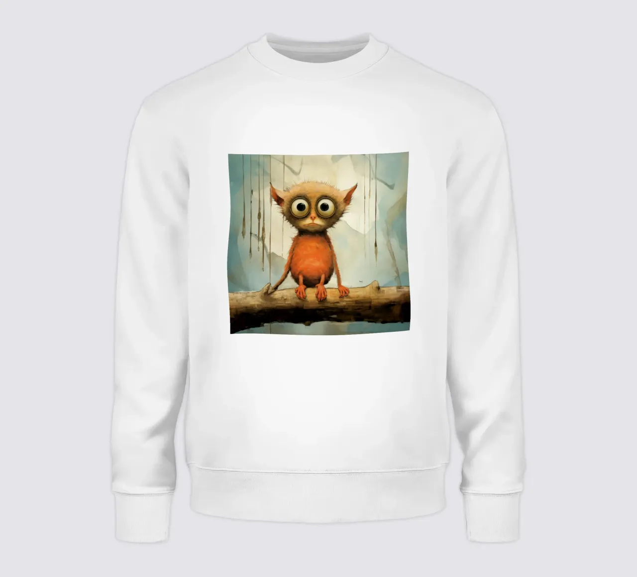 Tarsio minimo 2 felpa da Minimal Animal Art