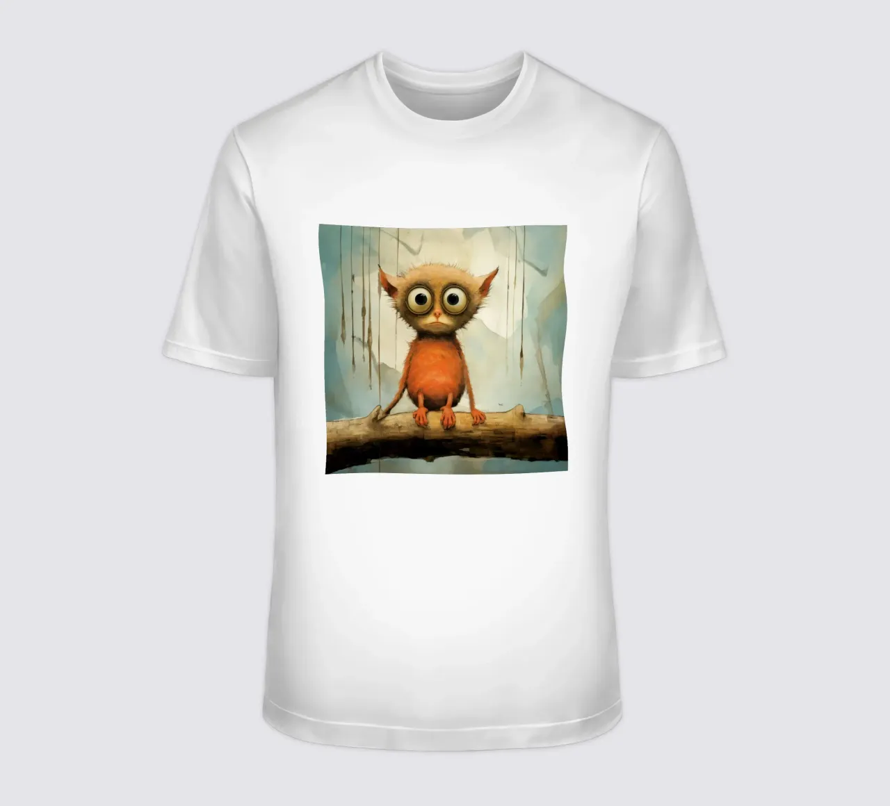 Tarsio minimo 2 t-shirt da Minimal Animal Art