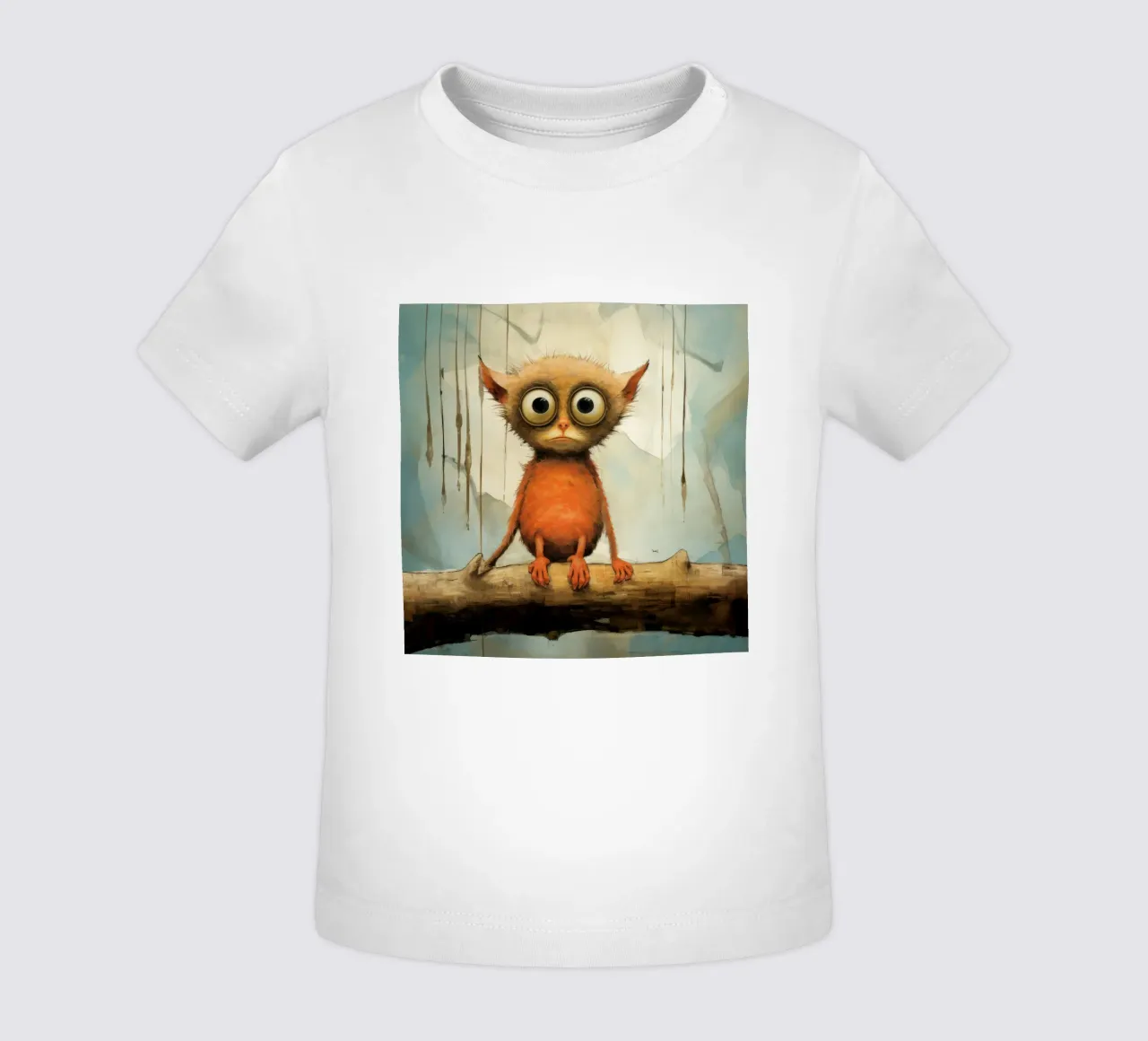 Tarsio minimo 2 maglietta neonato da Minimal Animal Art