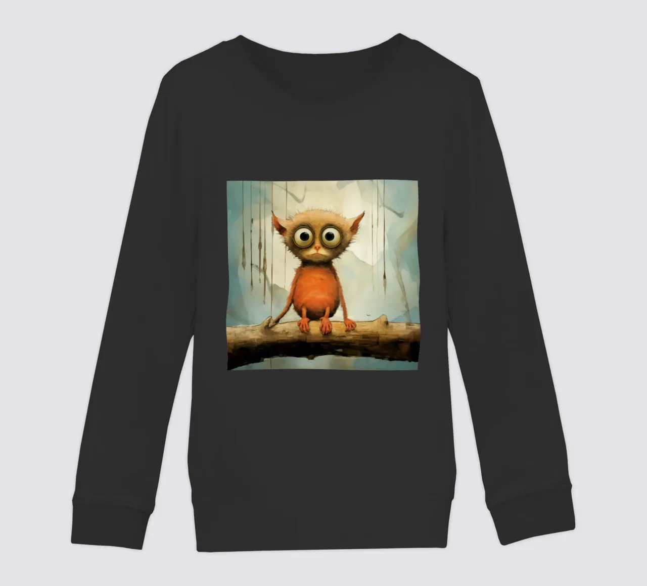 Tarsio minimo 2 felpa bambino da Minimal Animal Art