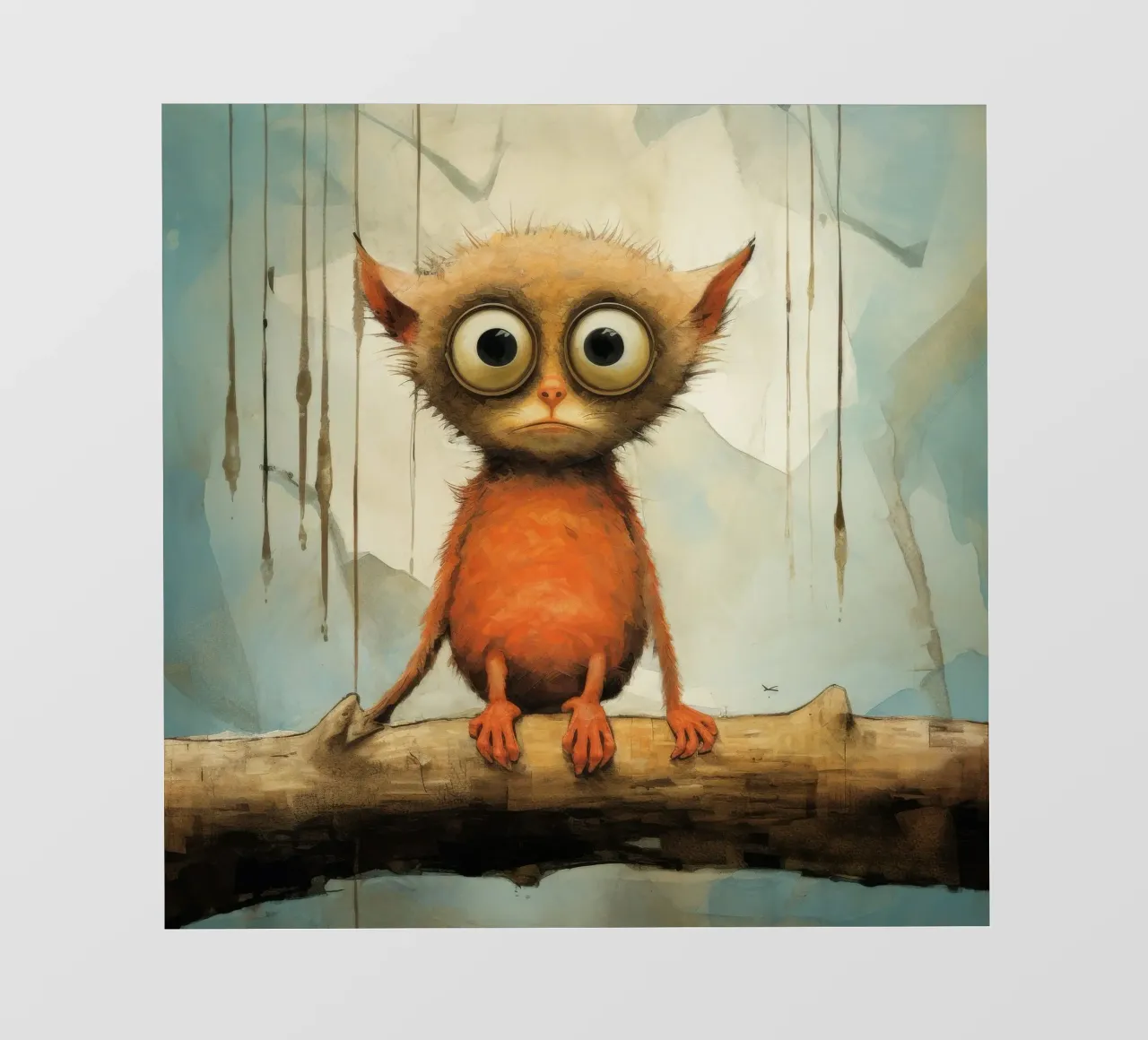 Tarsio minimo 2 telo in pvc da Minimal Animal Art