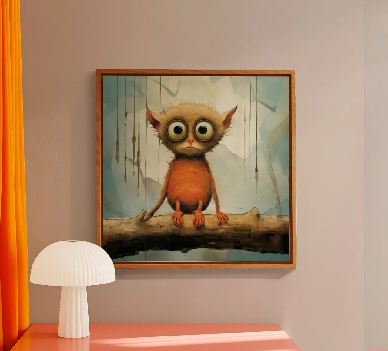 Tarsio minimo 2 plexiglass da Minimal Animal Art