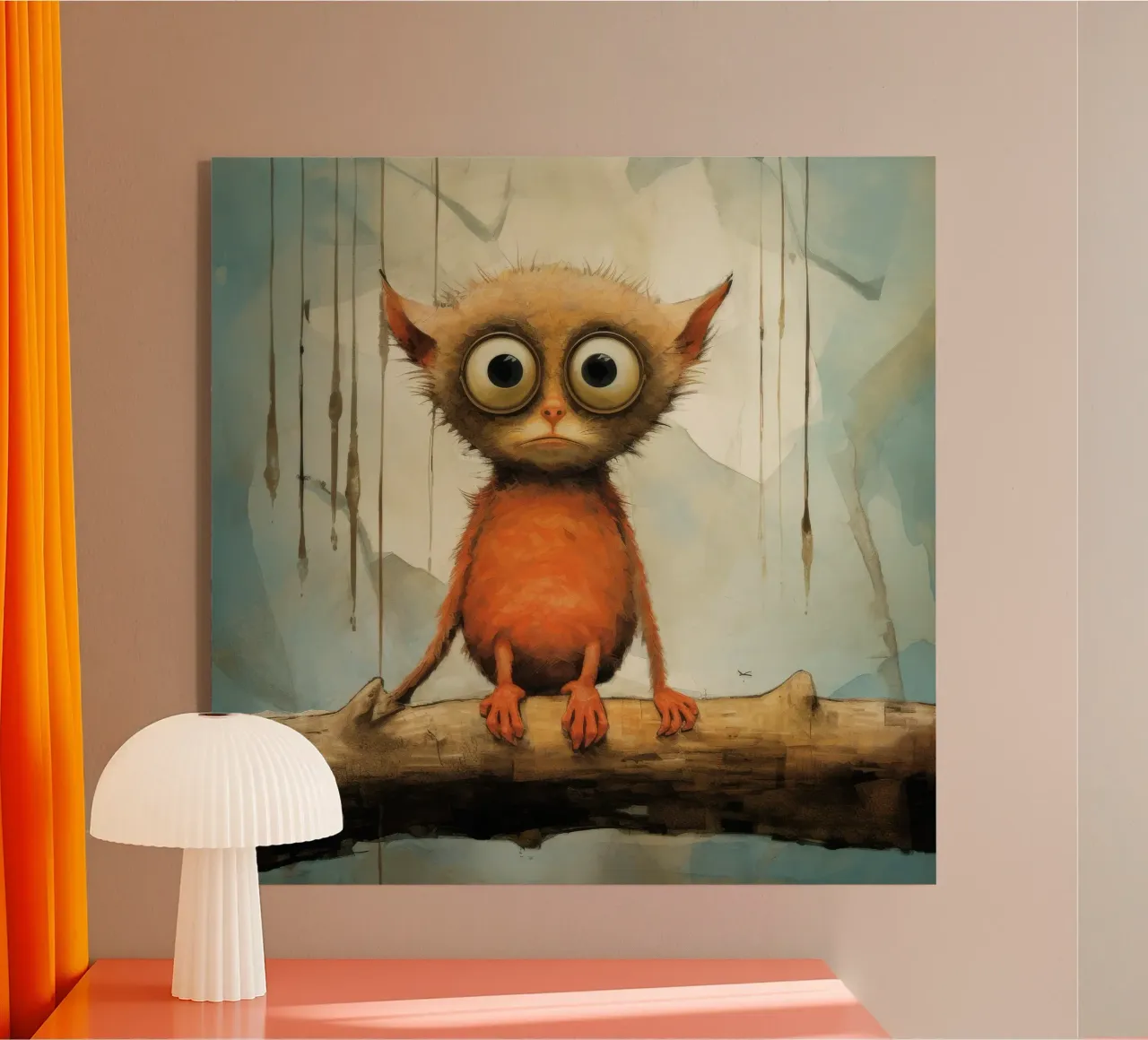 Tarsio minimo 2 plexiglass da Minimal Animal Art