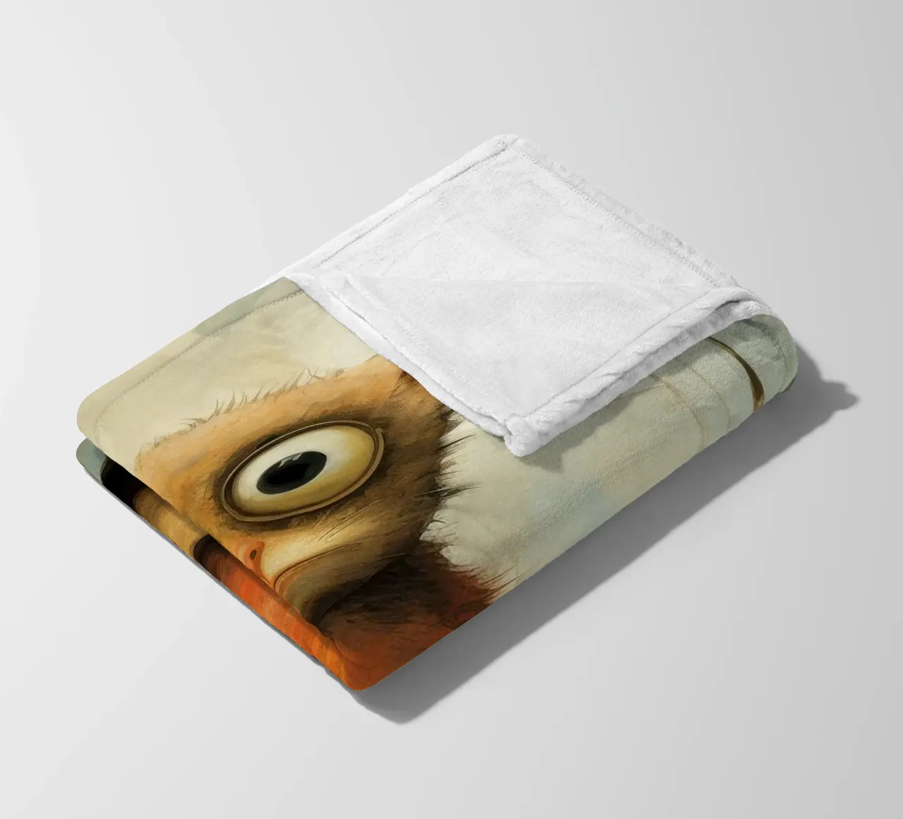 Tarsio minimo 2 coperta in pile da Minimal Animal Art
