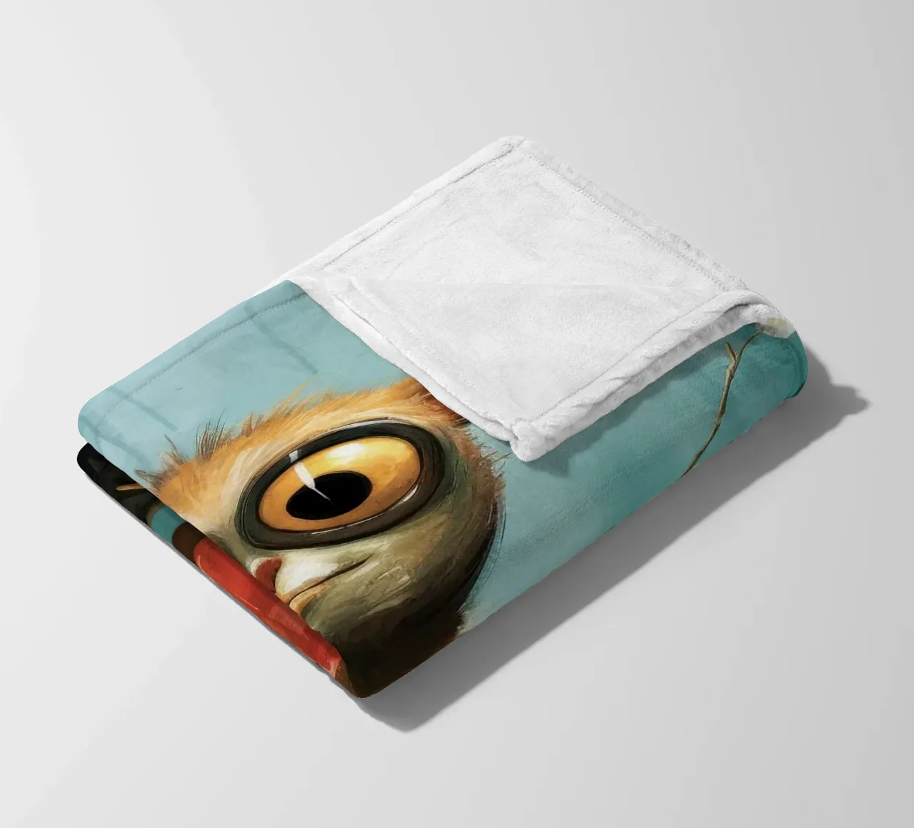 Minimal Tarsier 3 coperta in pile da Minimal Animal Art