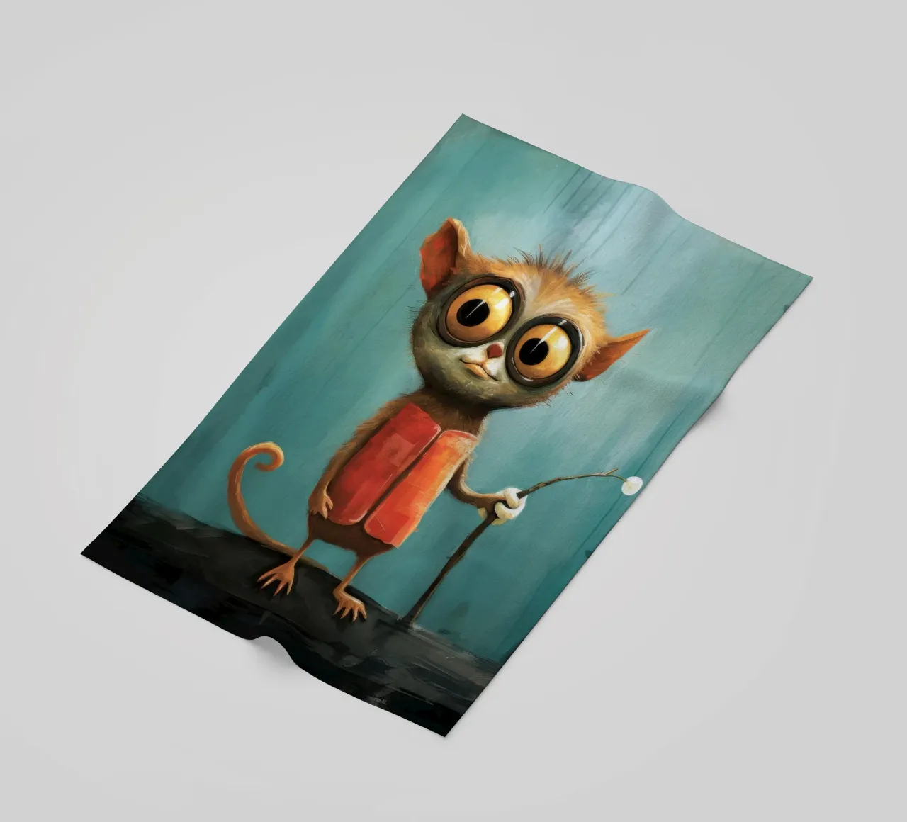 Minimal Tarsier 3 telo mare da Minimal Animal Art