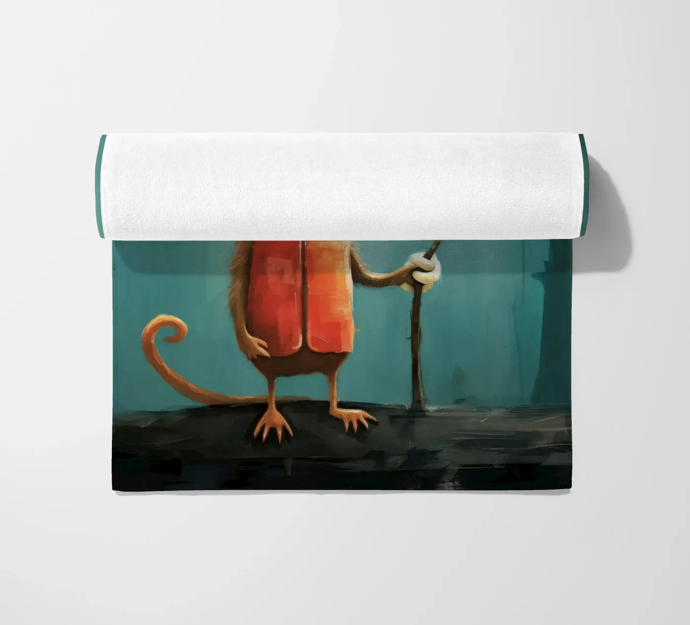 Minimo Tarsier telo mare da Minimal Animal Art