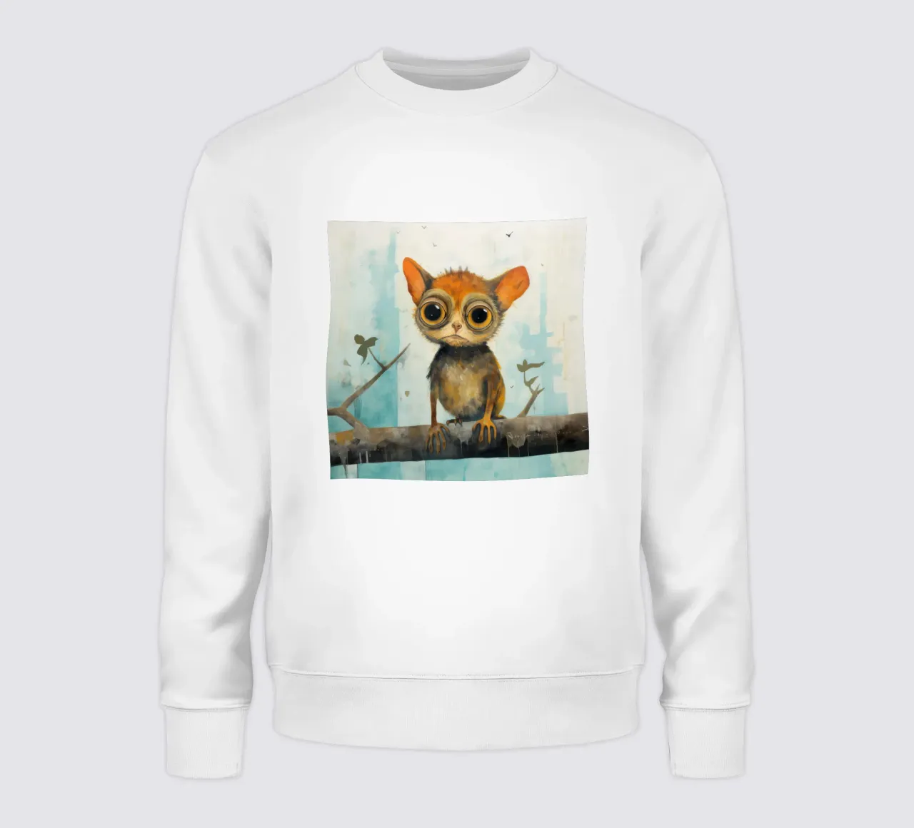 Tarsio minimo 1 felpa da Minimal Animal Art