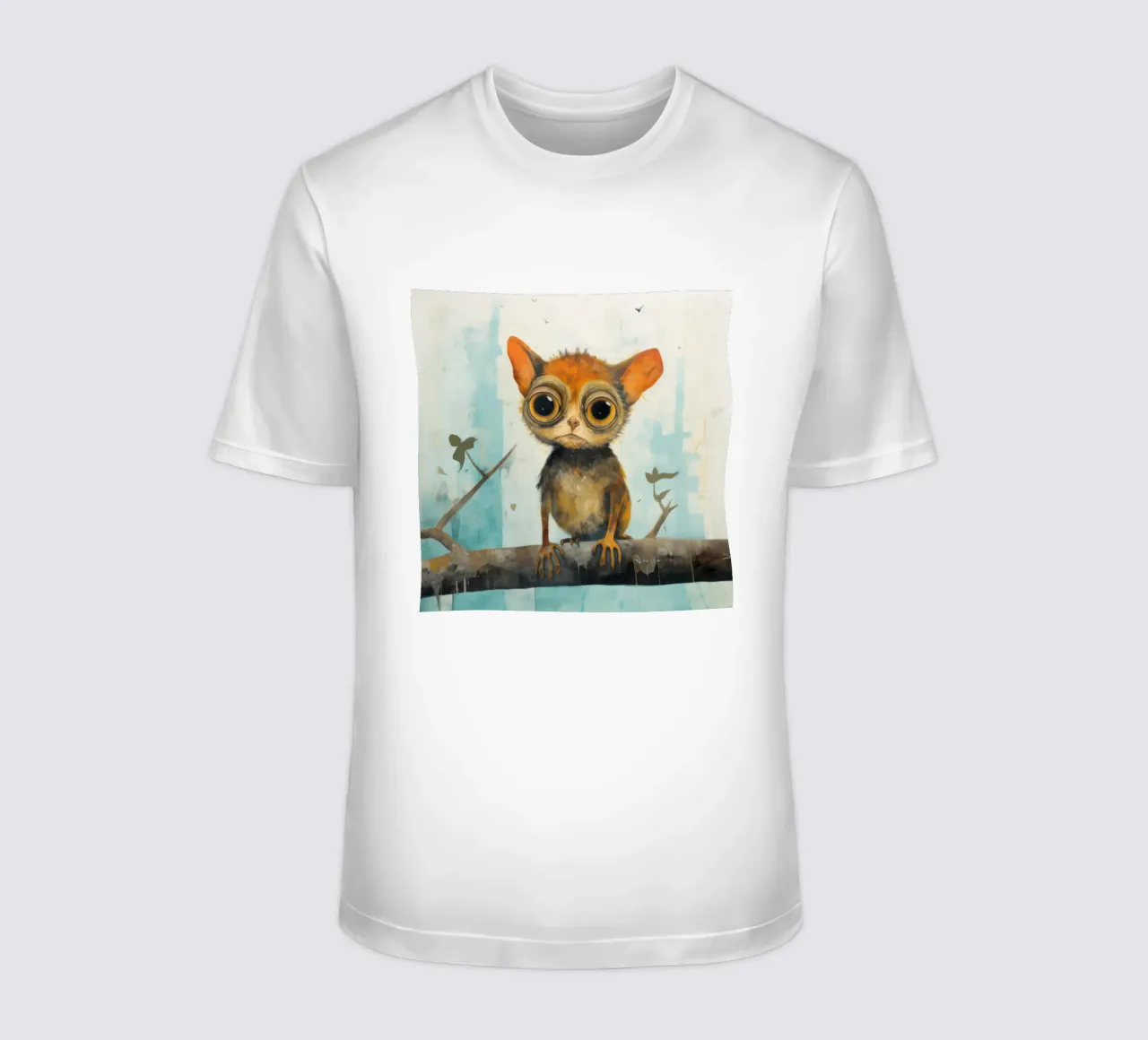 Tarsio minimo 1 t-shirt da Minimal Animal Art